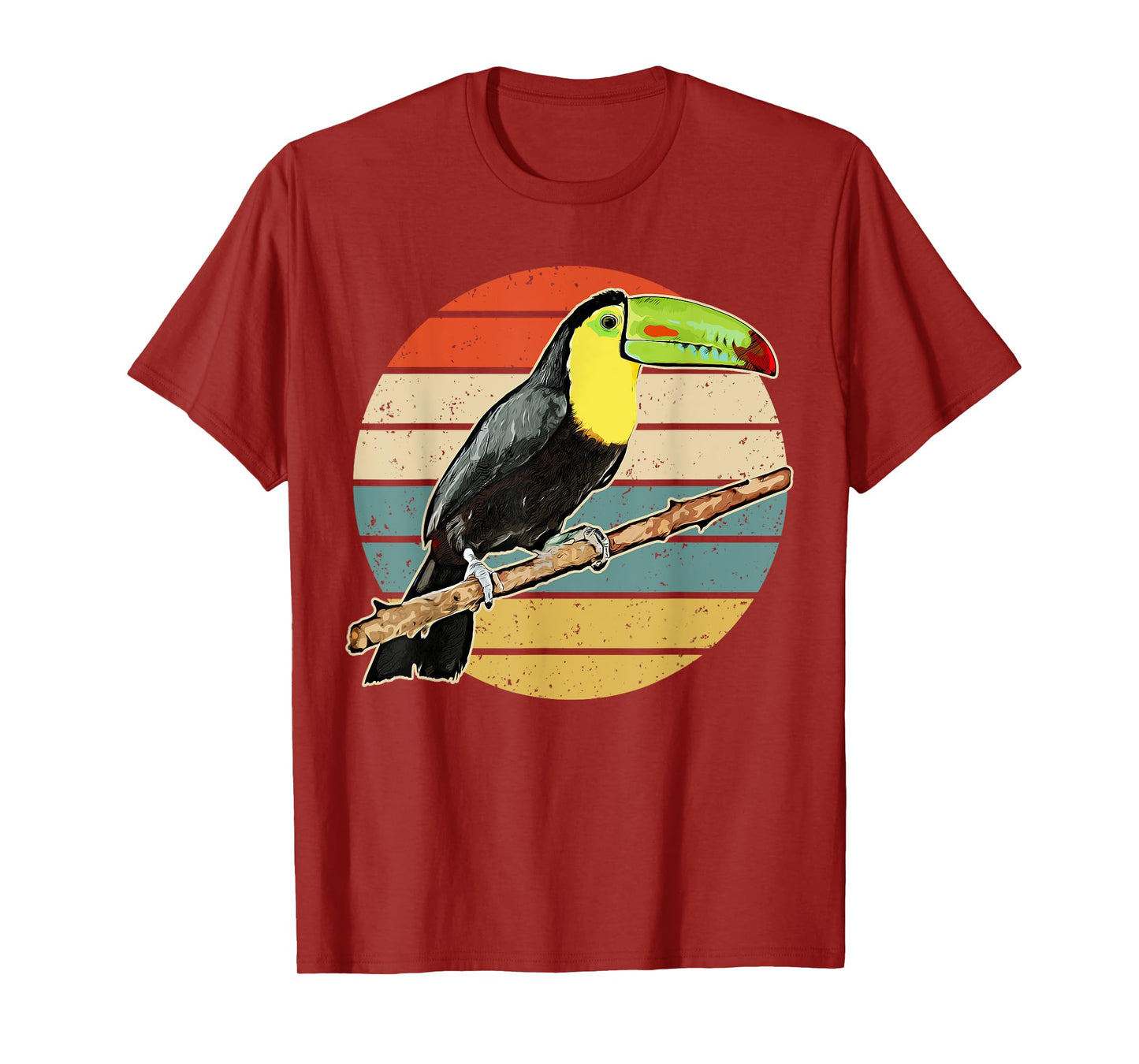 Retro Toucan Vintage Distressed Style Toucan T-Shirt