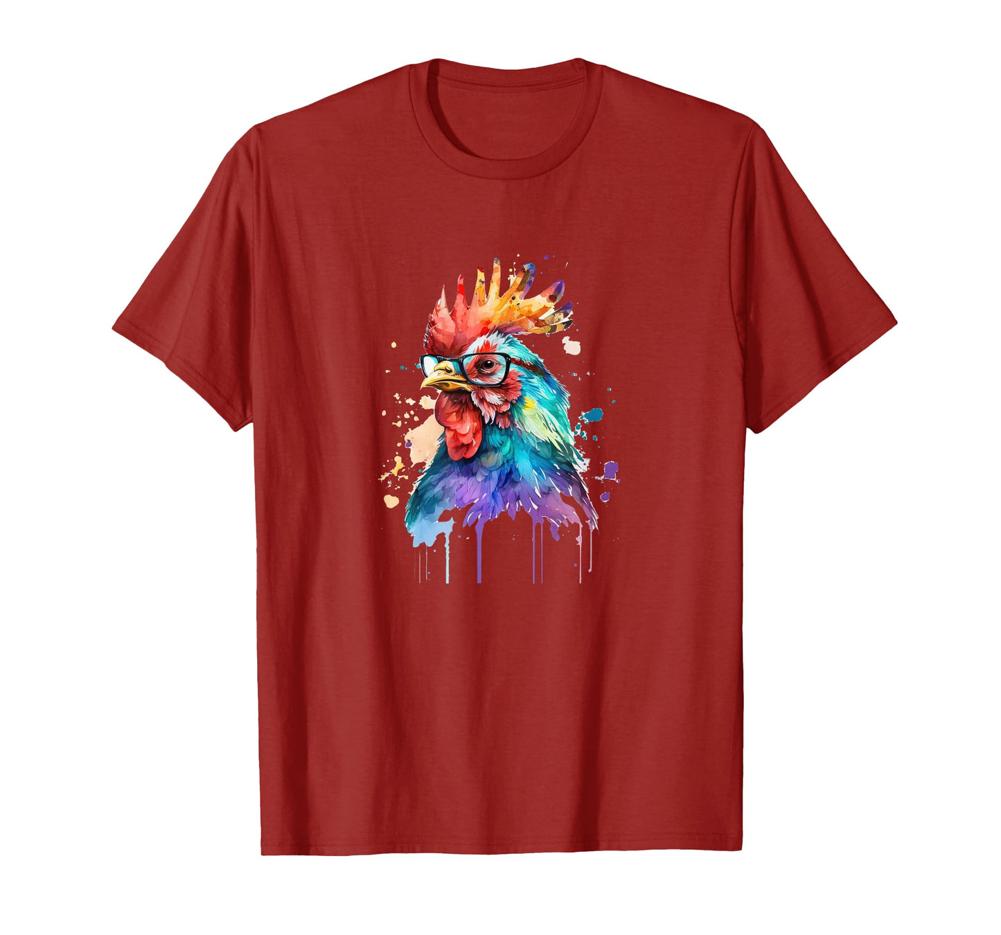 Cute Farm Chicken Lovers Motif Funny Country Design Chicken T-Shirt