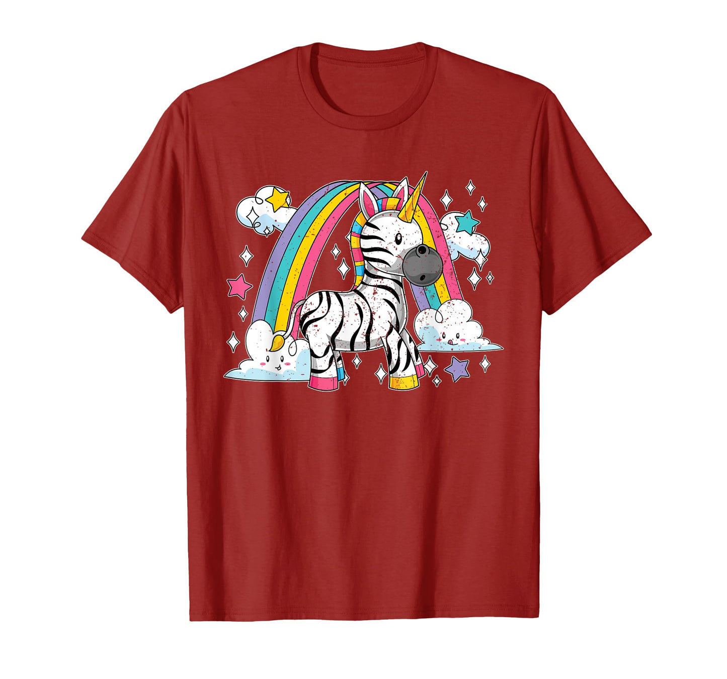 Africa Animal Zebracorn Rainbow Fairytale Zebra Unicorn T-Shirt