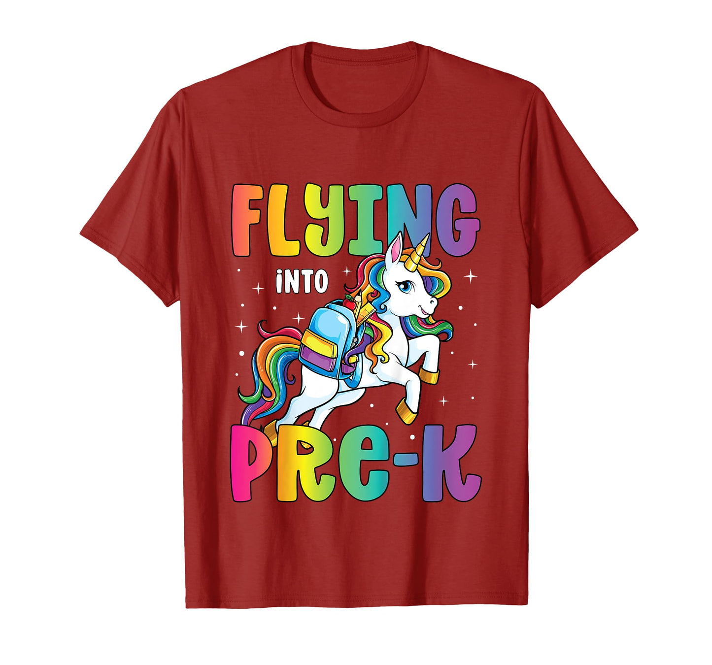 Pre Kindergarten Girls Unicorn First Day of Pre K T-Shirt