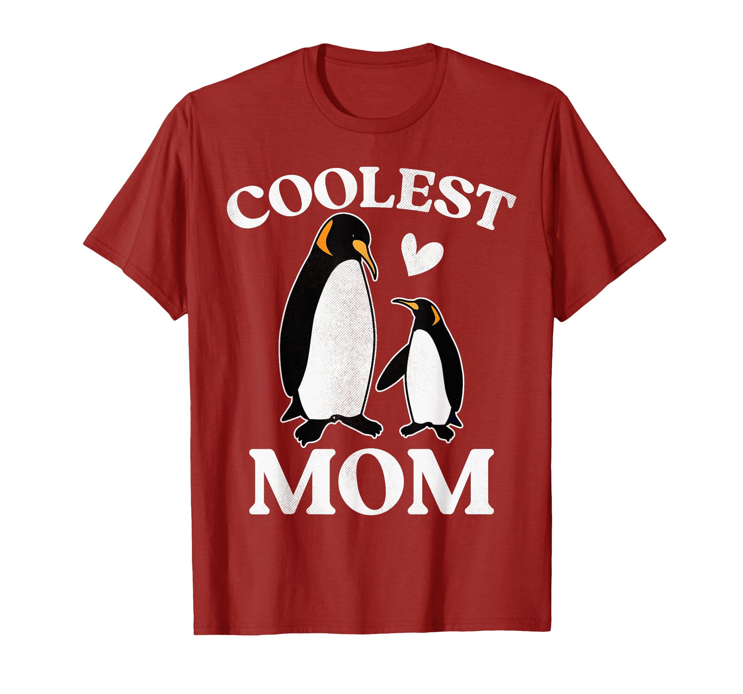 Coolest Mom Women Mothers Day Penguin Lover Mom T-Shirt