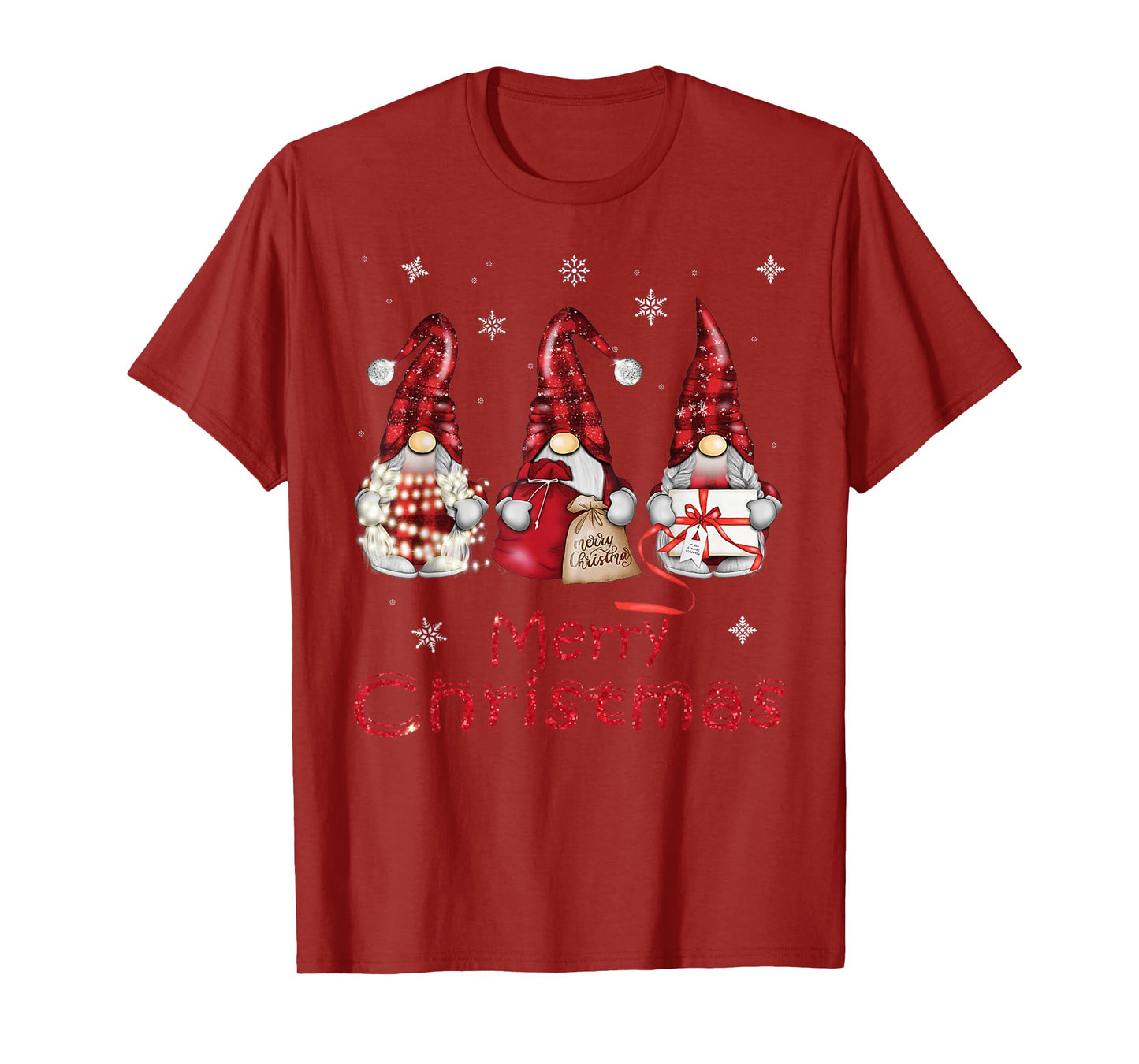 Gnomes Xmas Shirts Merry Christmas Men Women Kids T-Shirt