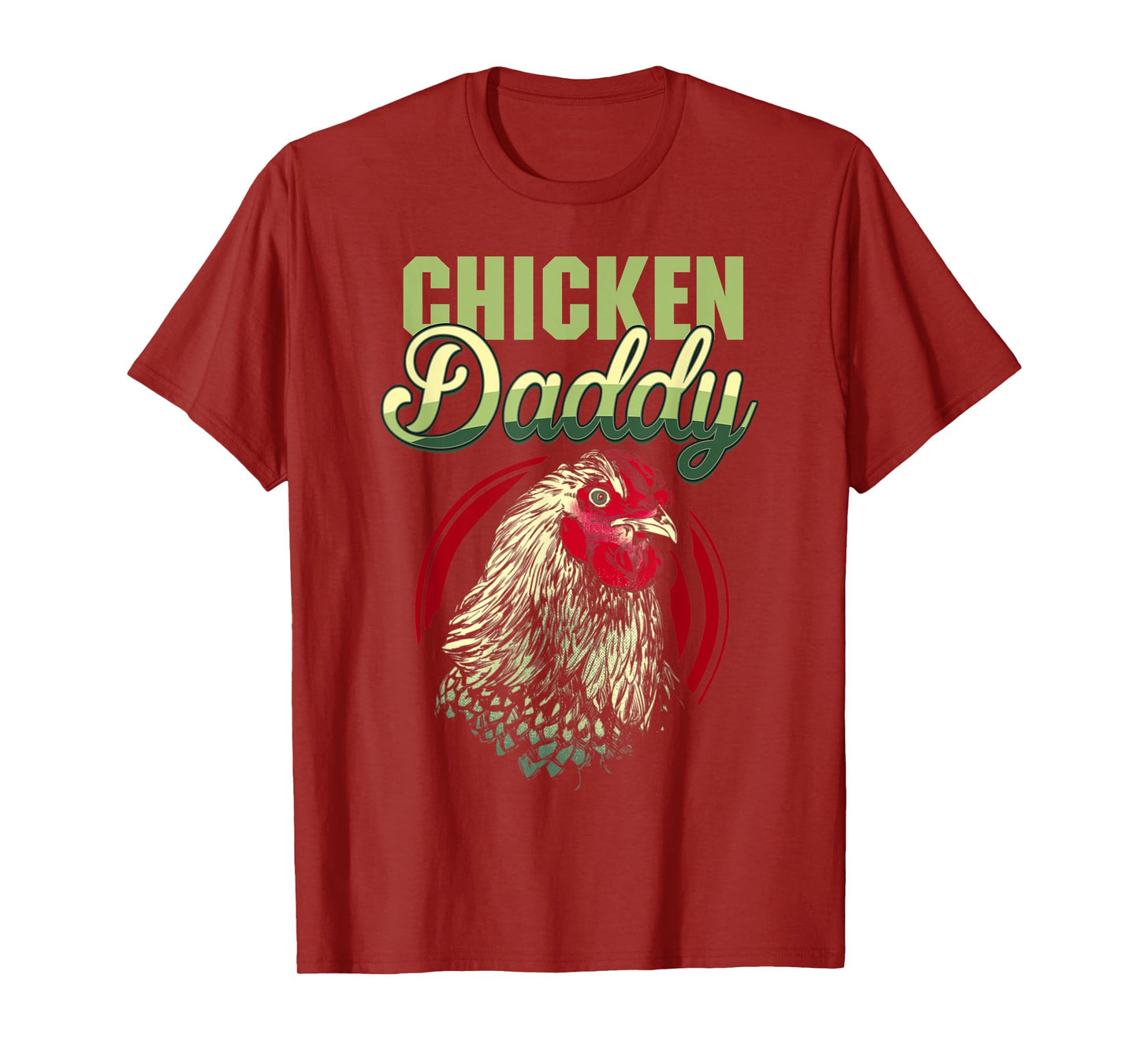 Chicken Daddy Chicken Dad Farmer Funny Father's Day T-Shirt
