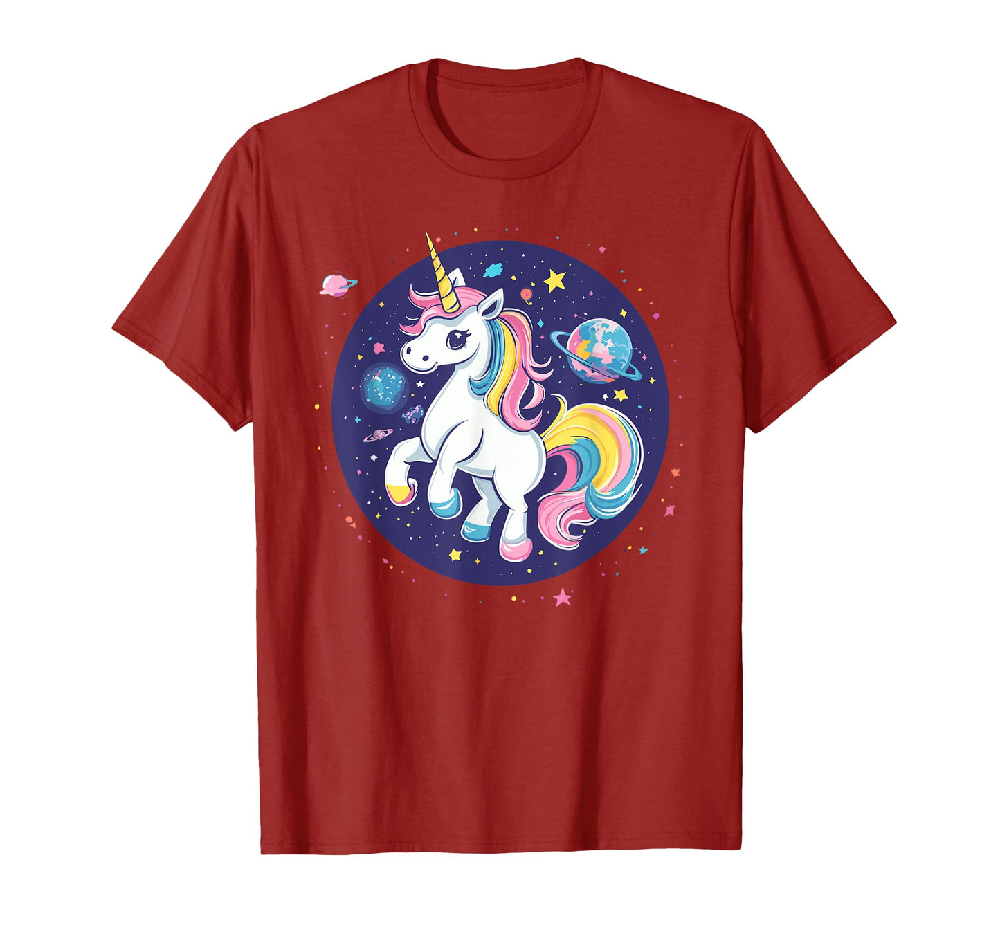 Unicorn In Space Cosmic Rainbow Adventure T-Shirt