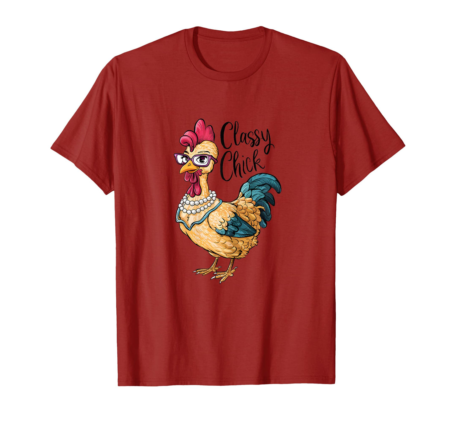 Classy Chick Elegant Fowl - Women's Chicken T-Shirt