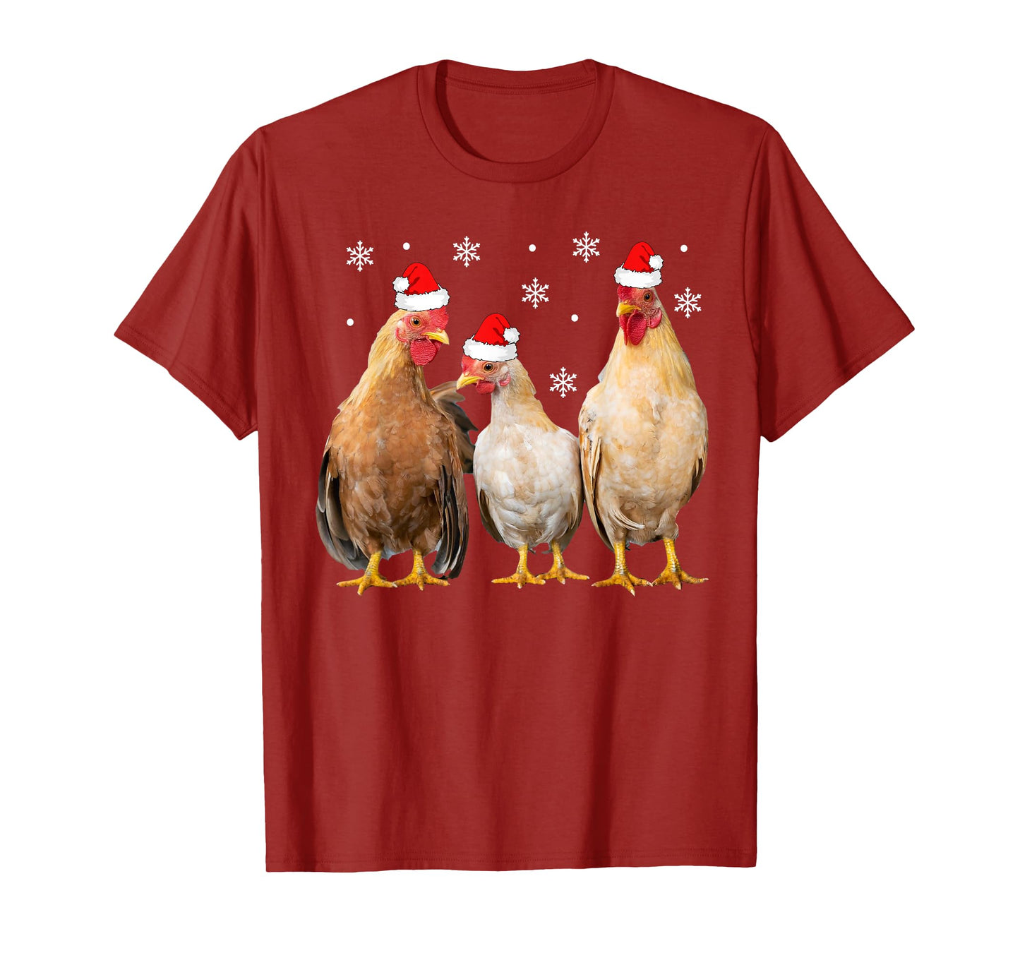 Christmas Chicken Shirt Kids Matching Family Chicken Pajamas T-Shirt