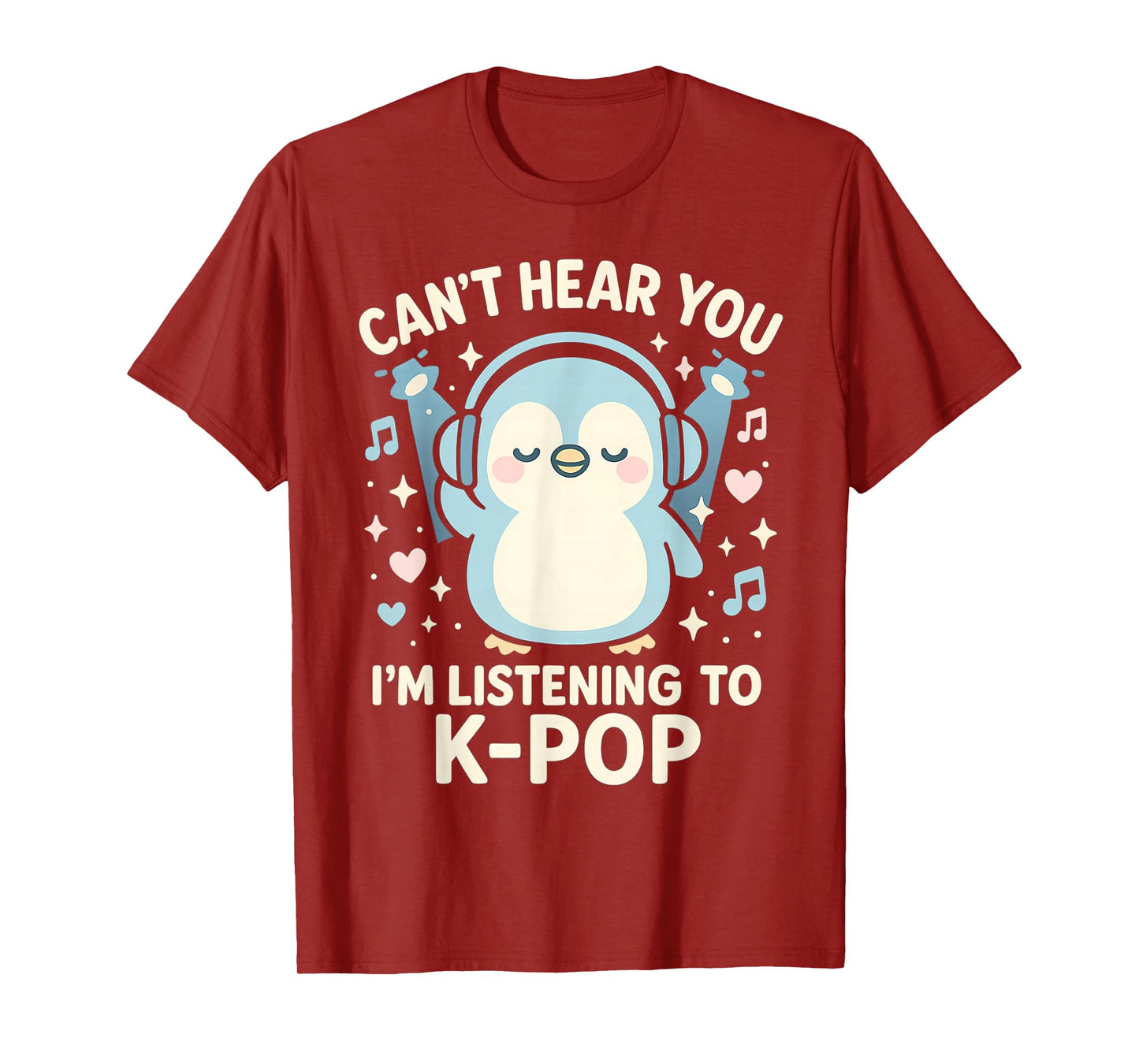 Kpop Penguin Pastel Kawaii Concert Anime Style T-Shirt