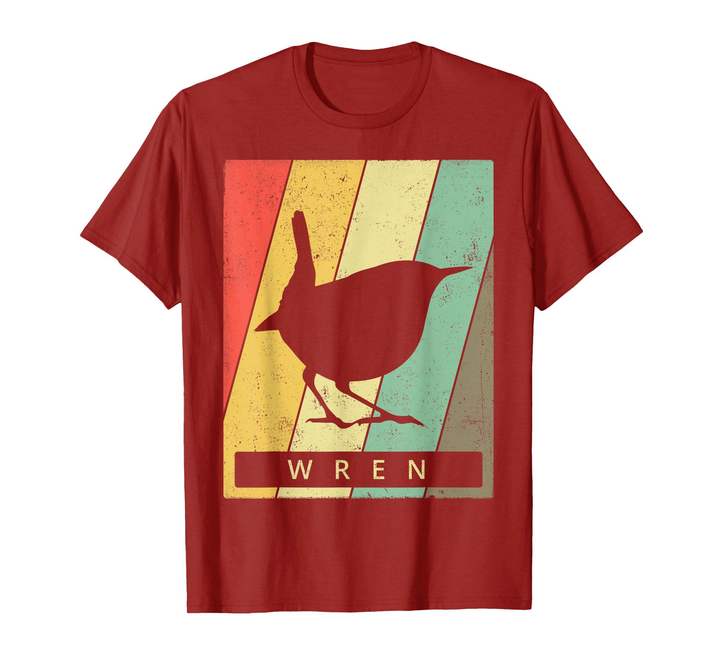 Wren Bird Lover Vintage Retro Animal T-Shirt