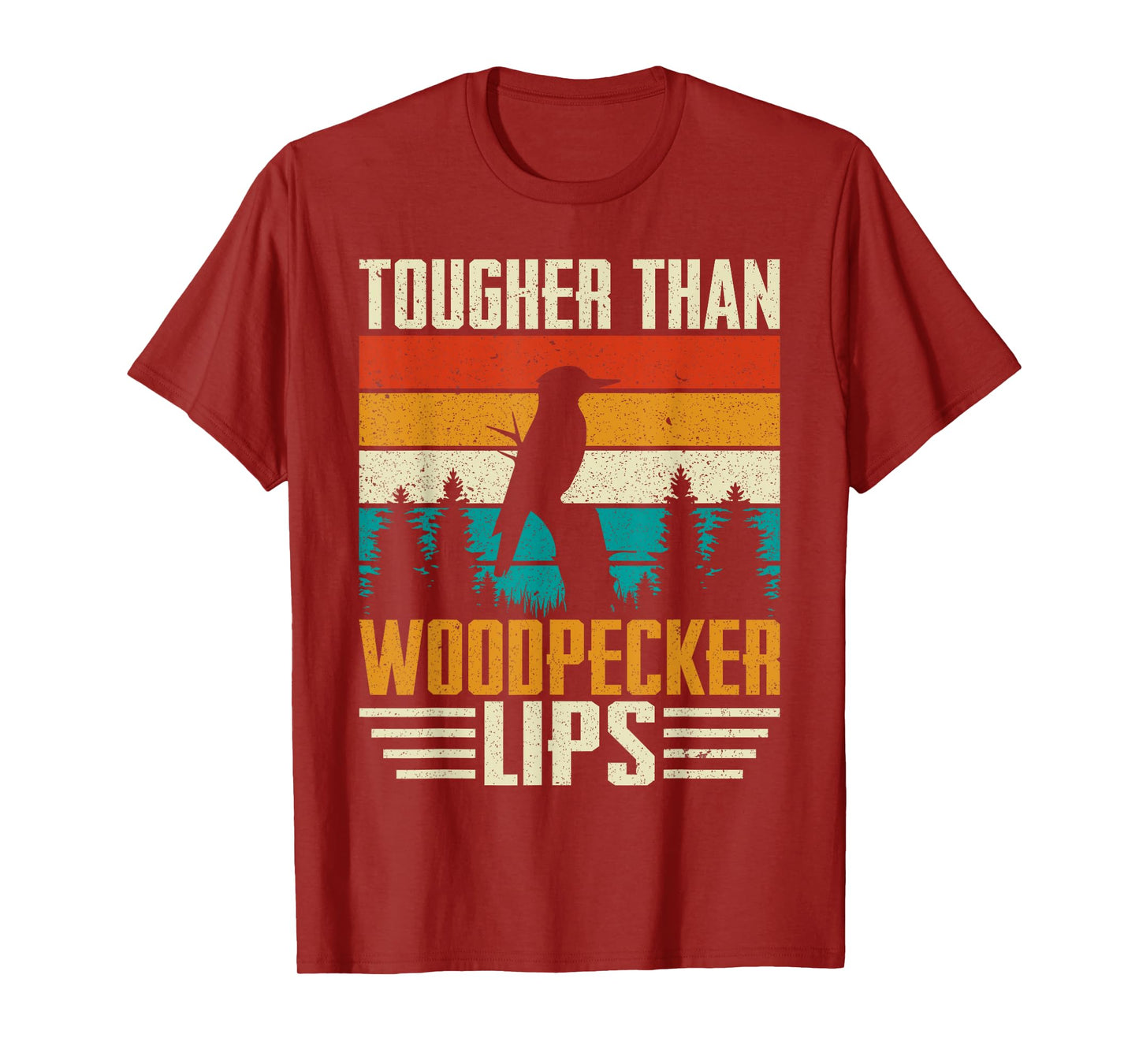 Tougher Than Woodpecker Lips Birding Bird Watching Bird T-Shirt