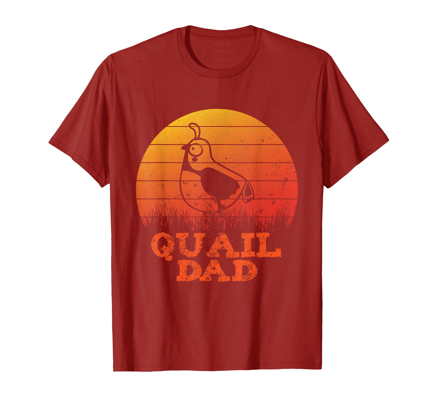Fathers day Quail Father Papa Quail Dad T-Shirt