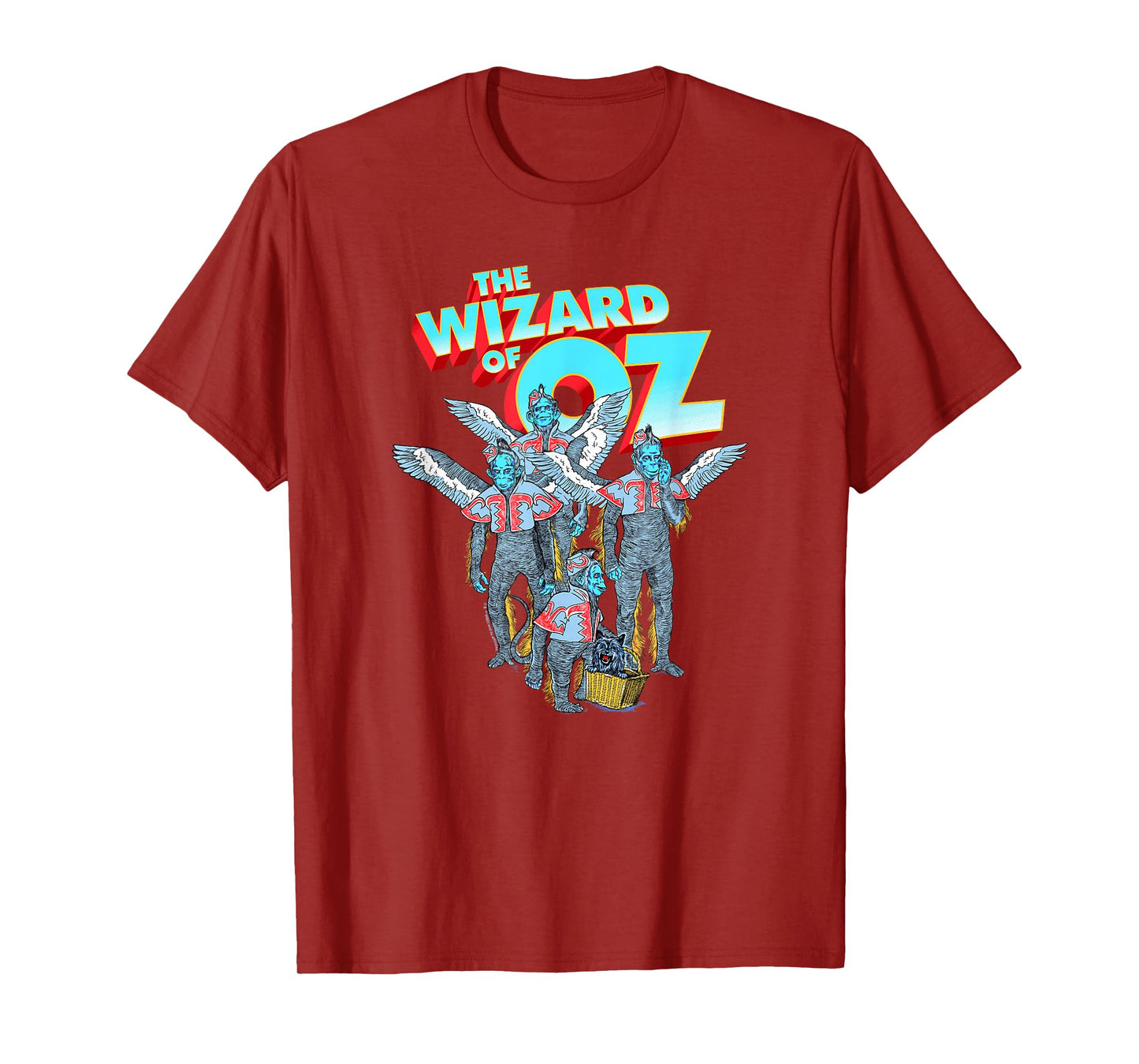 WB100 The Wizard Of Oz Winged Monkeys Groovy Poster T-Shirt