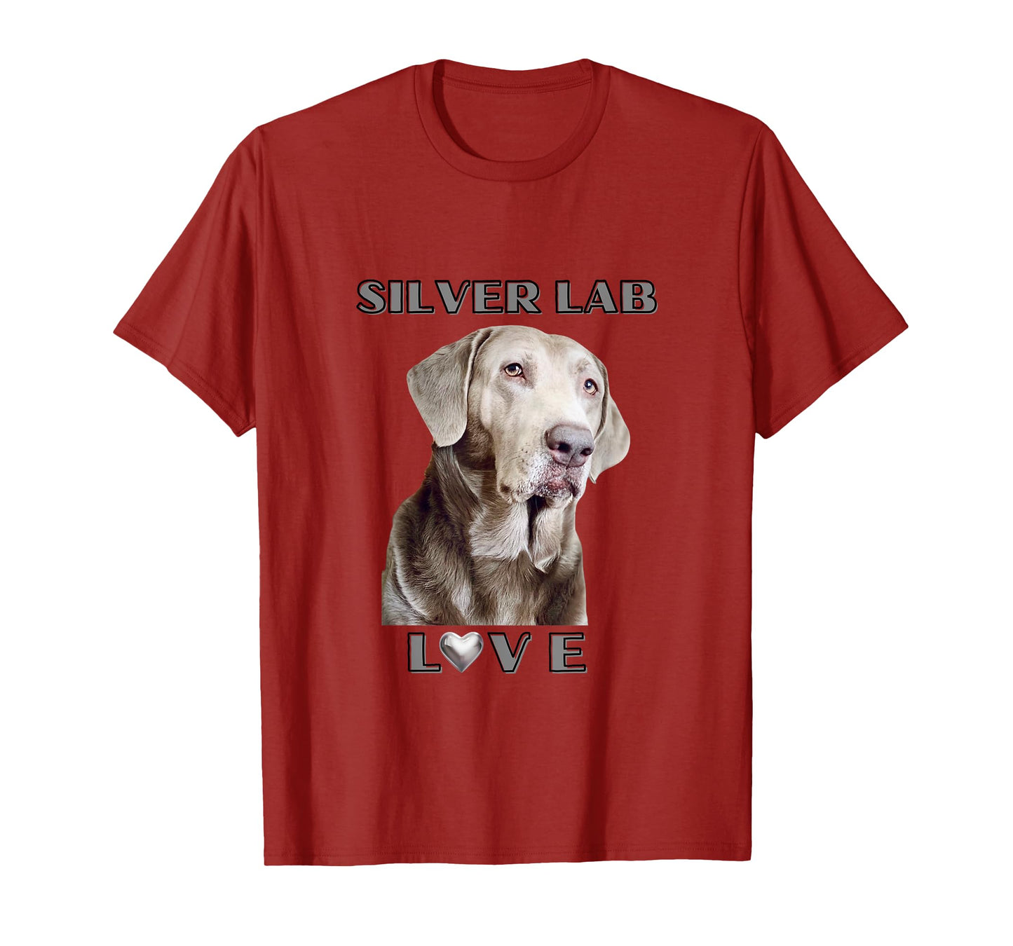Silver Labrador Retriever Dog Men Women Girls Kids T-Shirt