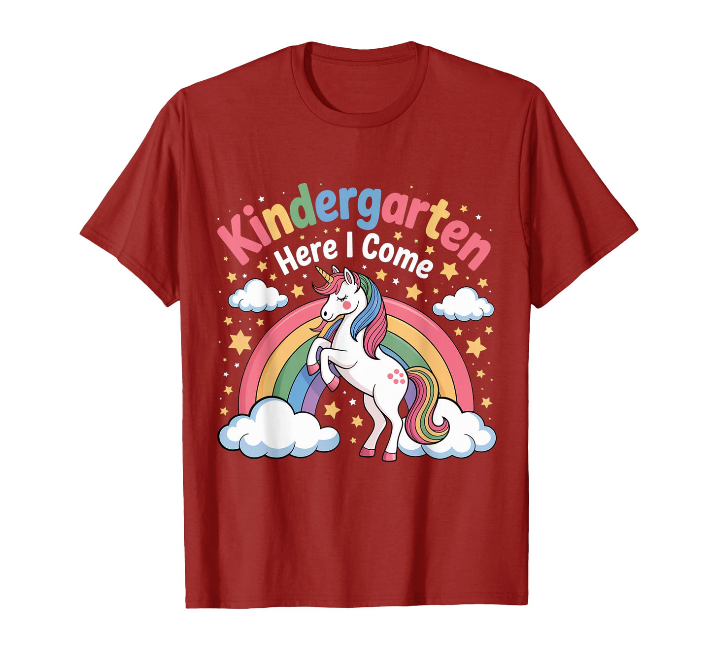 Unicorn Kindergarten Here I come School Kindergarten Girl T-Shirt