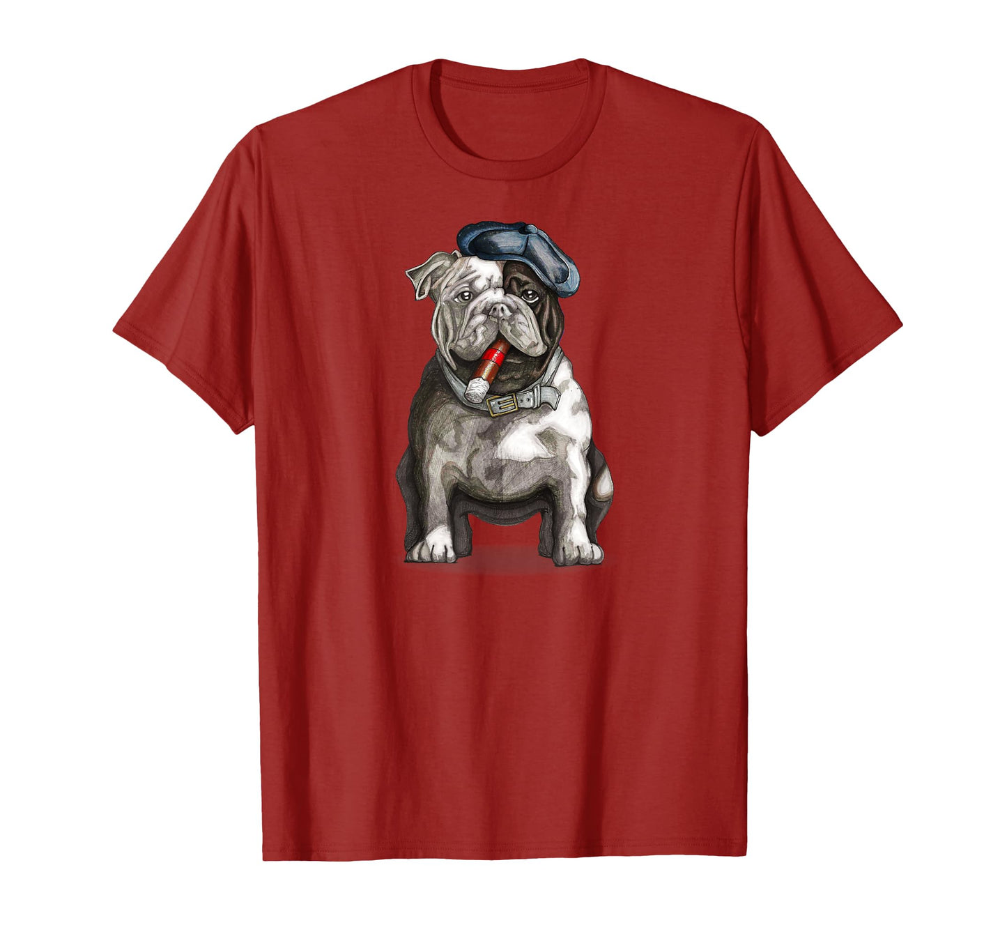Bulldog Brooklyn New York Premium Cigar Men Women T-Shirt