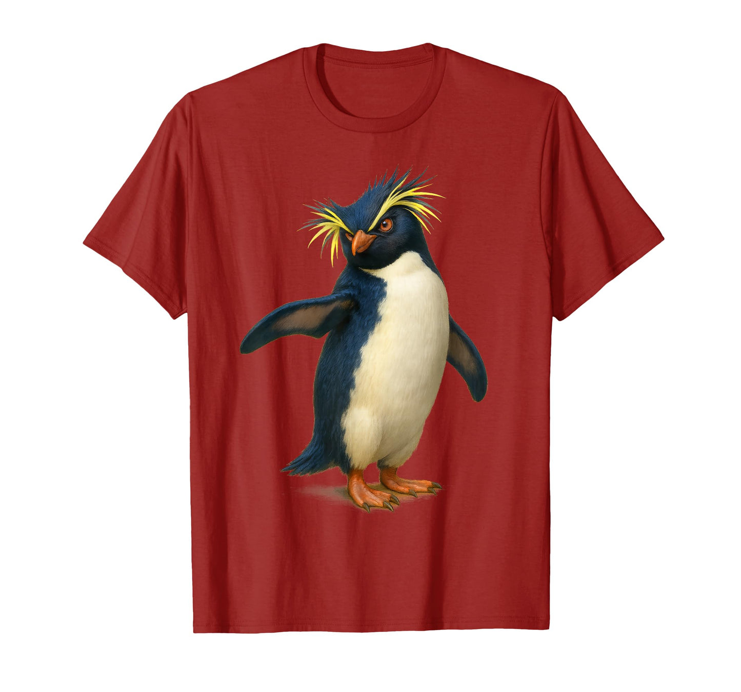 Rockhopper Penguin Illustration for Men Women Kids T-Shirt