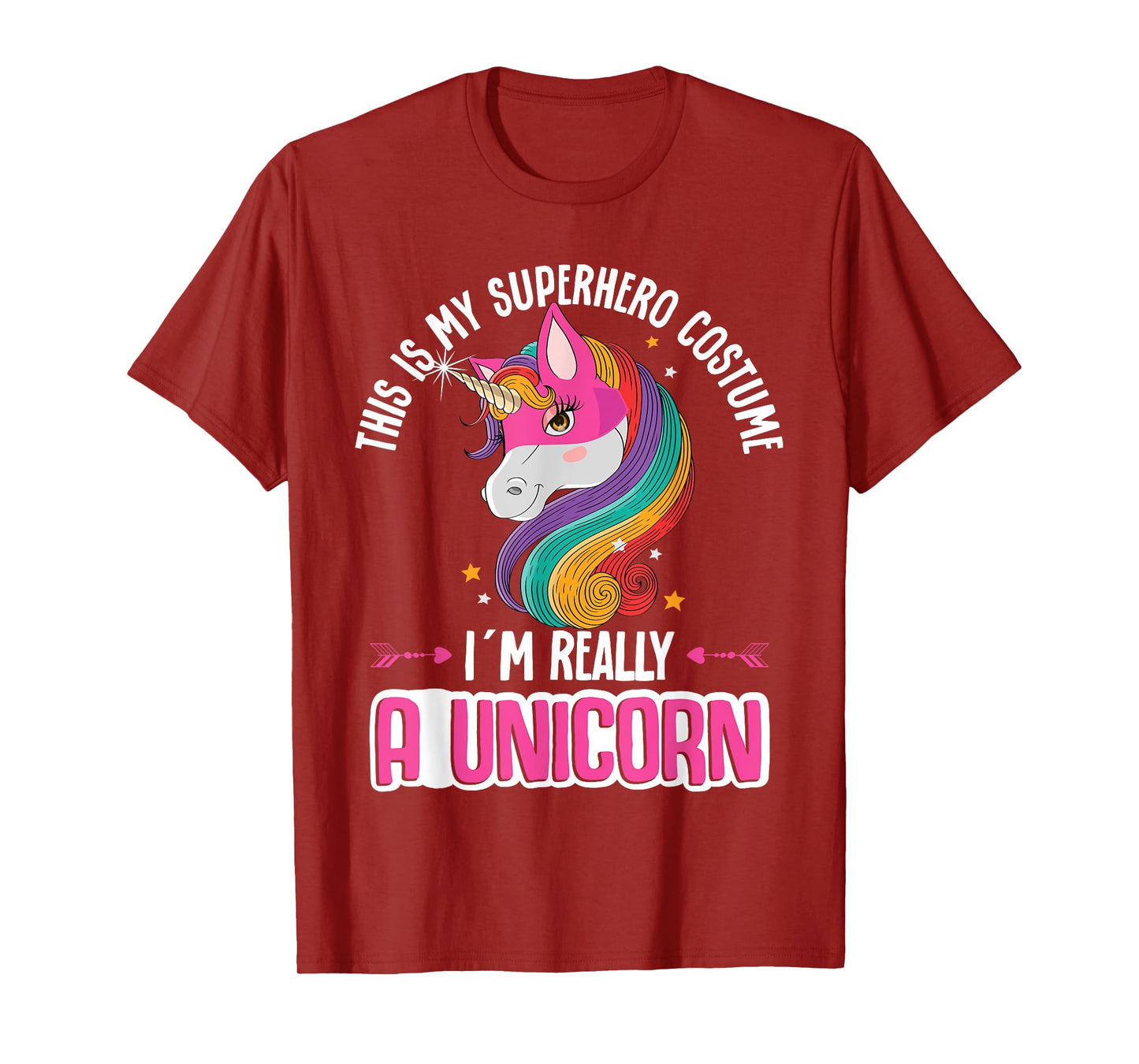 Unicorn This Is My Superhero Costume I´m Really A Unicorn T-Shirt
