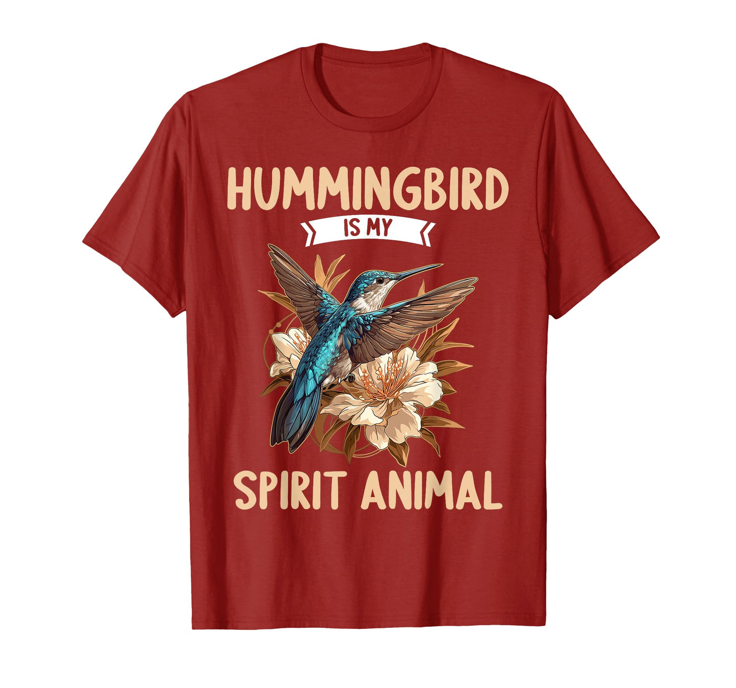Hummingbirds Lovers Hummingbird is my spirit animal T-Shirt