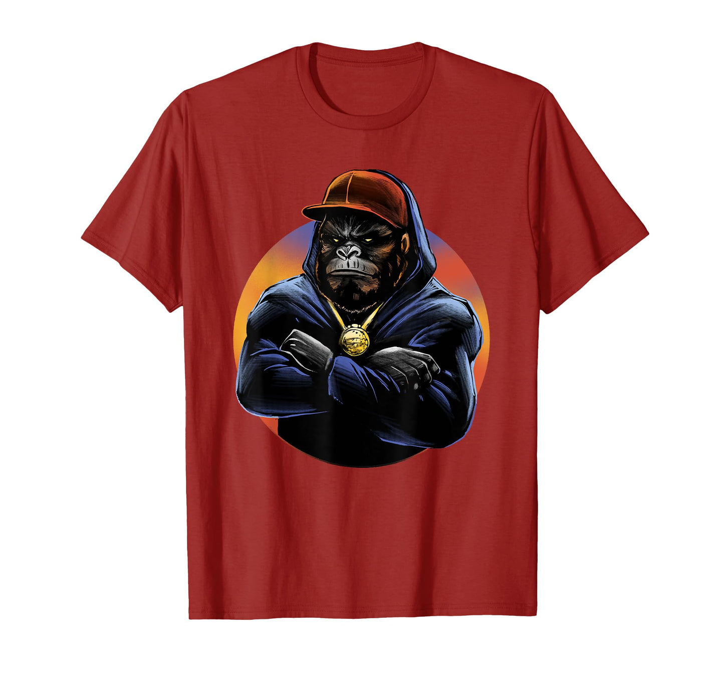 Hip Hop Orangutan street life Monkey Graphic T-Shirt