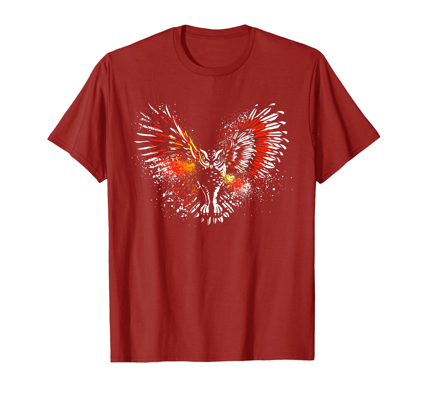 Owl | White Owl | Cute Owl | Red Owl | Night Owl Graphic T-Shirt