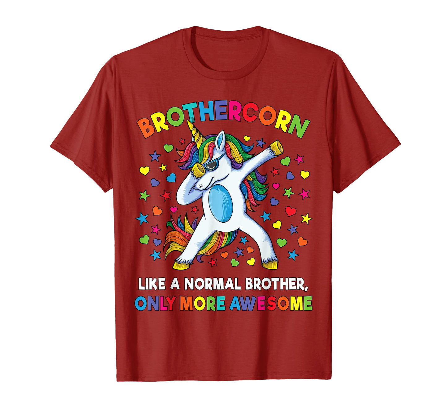 Brothercorn Like A Brother Only Awesome Dabbing Unicorn Men T-Shirt