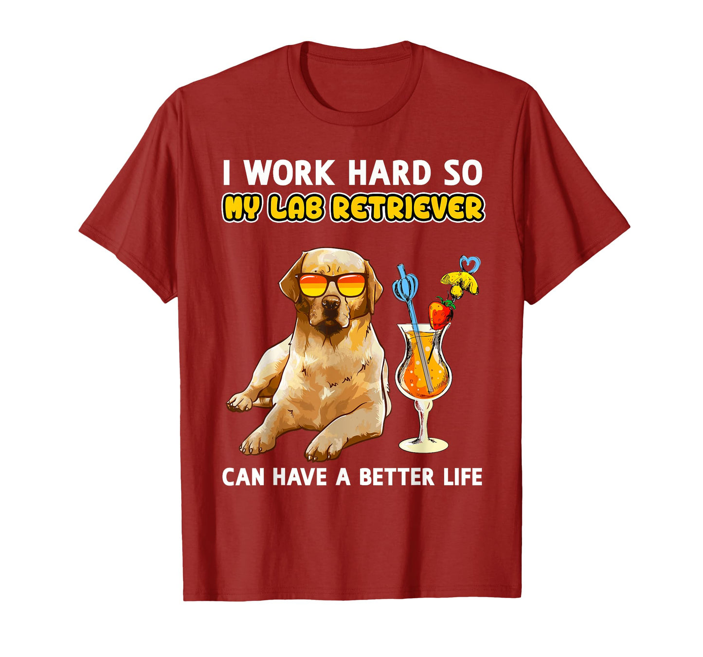 Funny Yellow Lab Shirt Labrador Retriever Lover T-Shirt