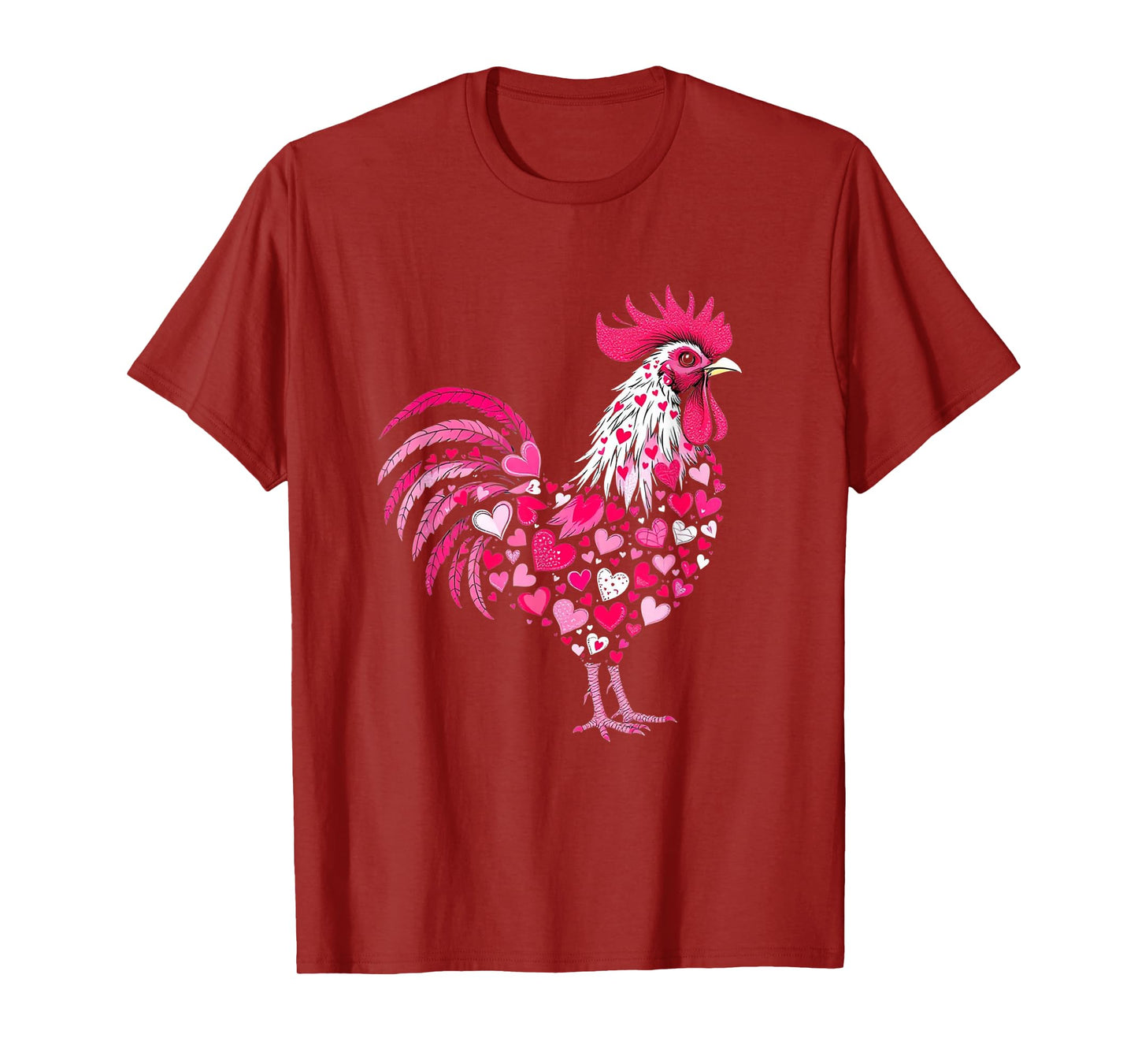 Valentine's Day Love Chickens Heart for farmers T-Shirt