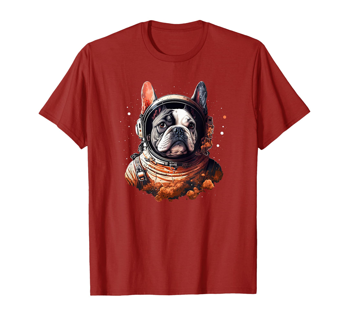 Funny French Bulldog Frenchie Astronaut in the Space Men Women Girls Kids T-Shirt