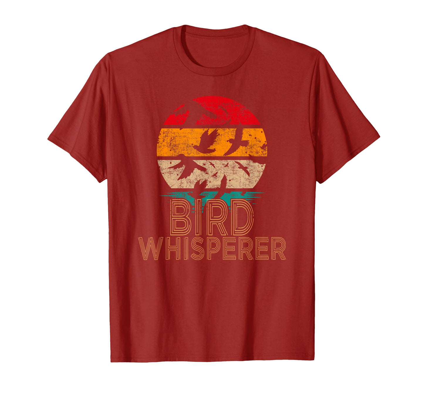 Bird Whisperer Retro Vintage Distressed Bird Watcher T-Shirt