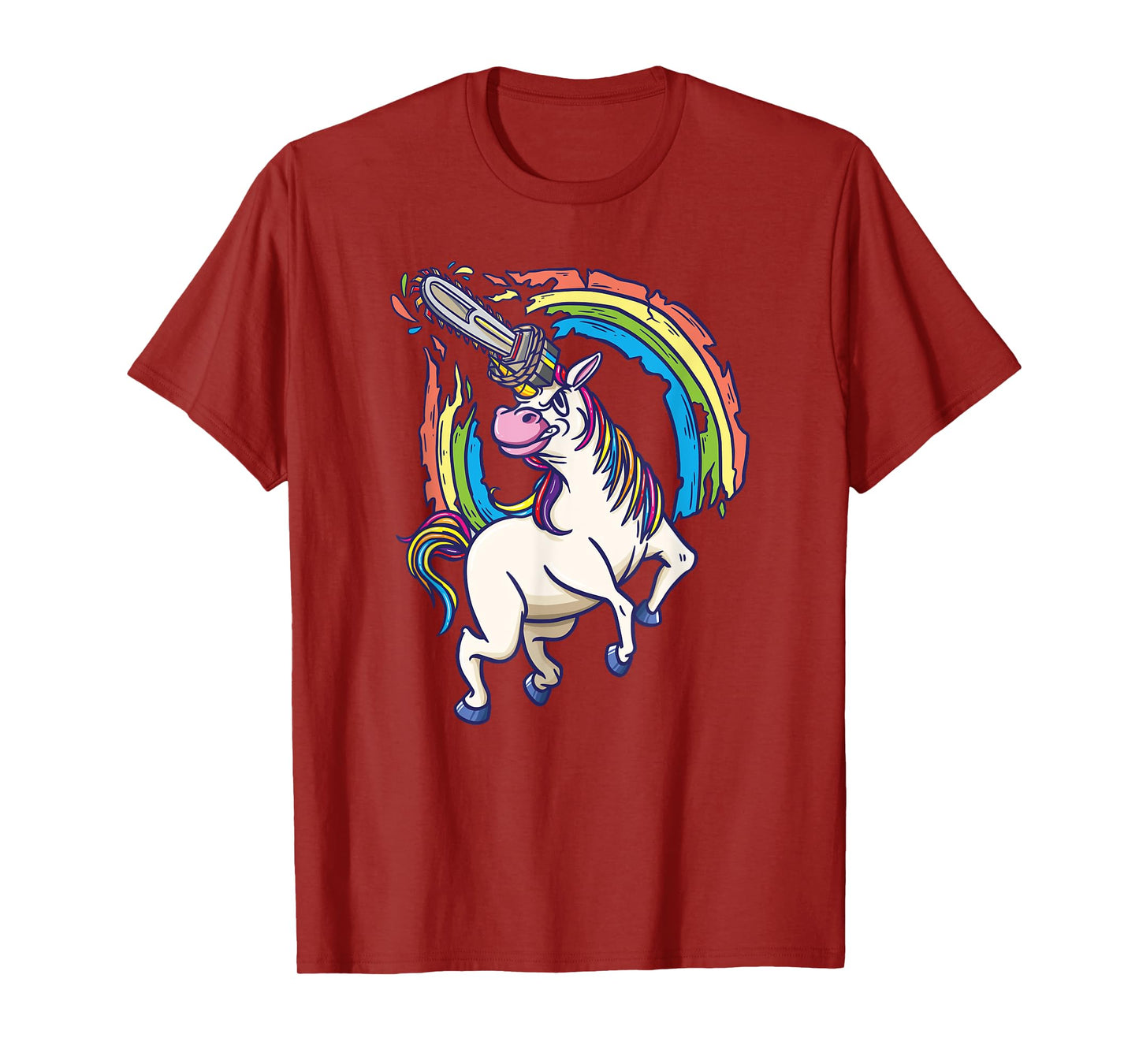 Chainsaws unicorn comes to kill fun gift T-Shirt