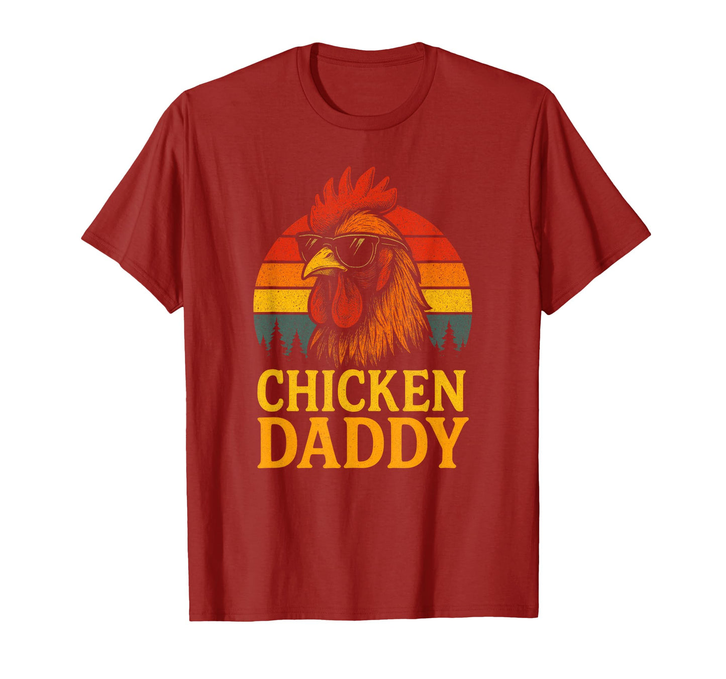 Chicken Daddy - Funny Poultry Farmer Retro T-Shirt