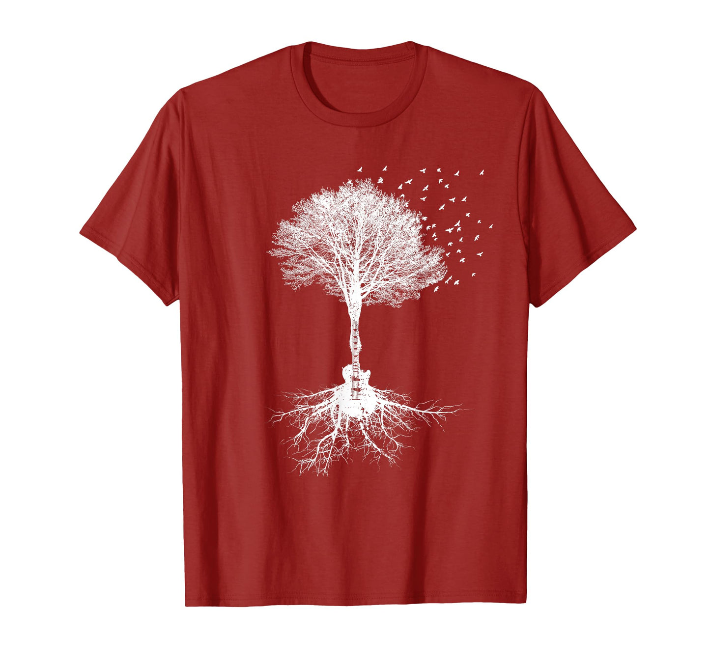 Acoustic Guitar Player Nature Tree, Birthday, Christmas Gift T-Shirt