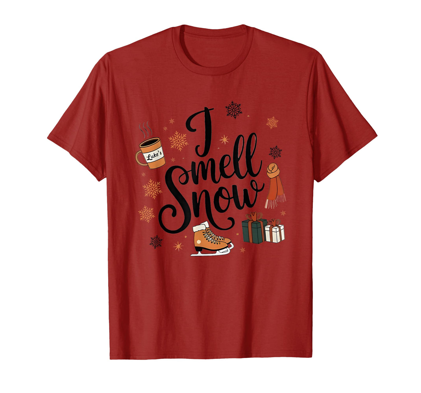 I Smell Snow Christmas Winter T-Shirt