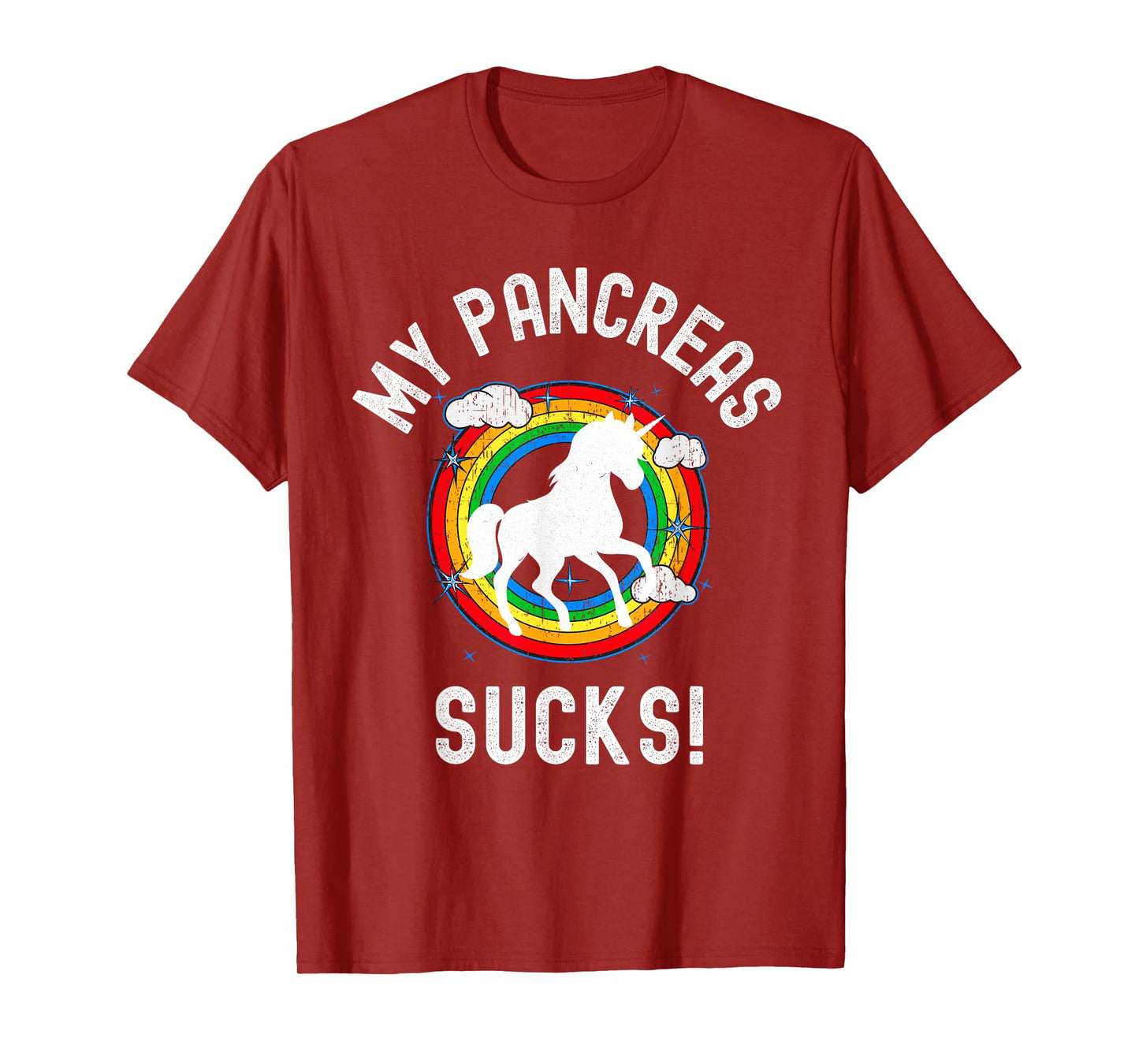 My Pancreas Sucks! Funny Type One Diabetes Diabetic Gift T-Shirt