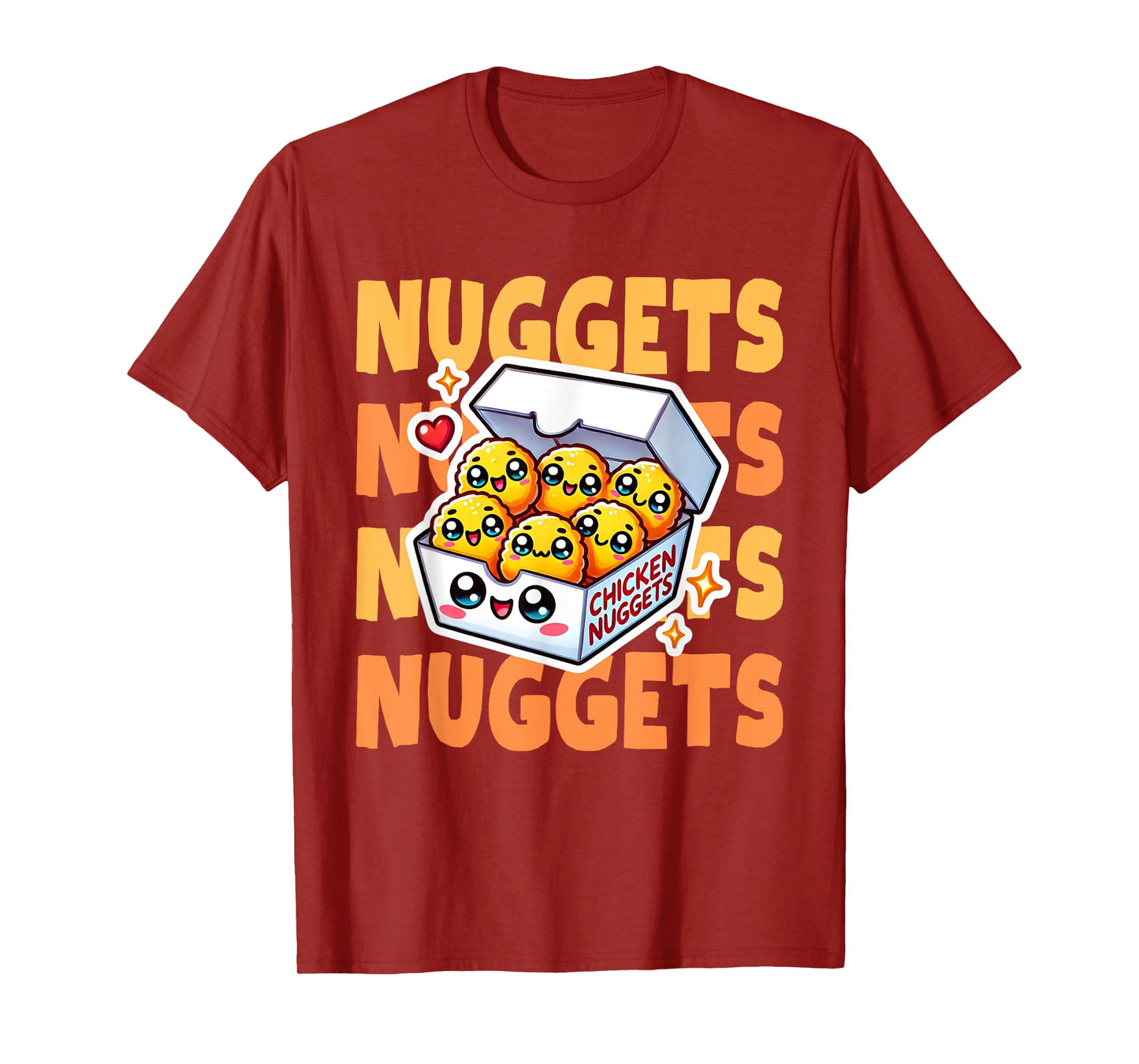 Chicken Nuggets Box Cute Kawaii T-Shirt