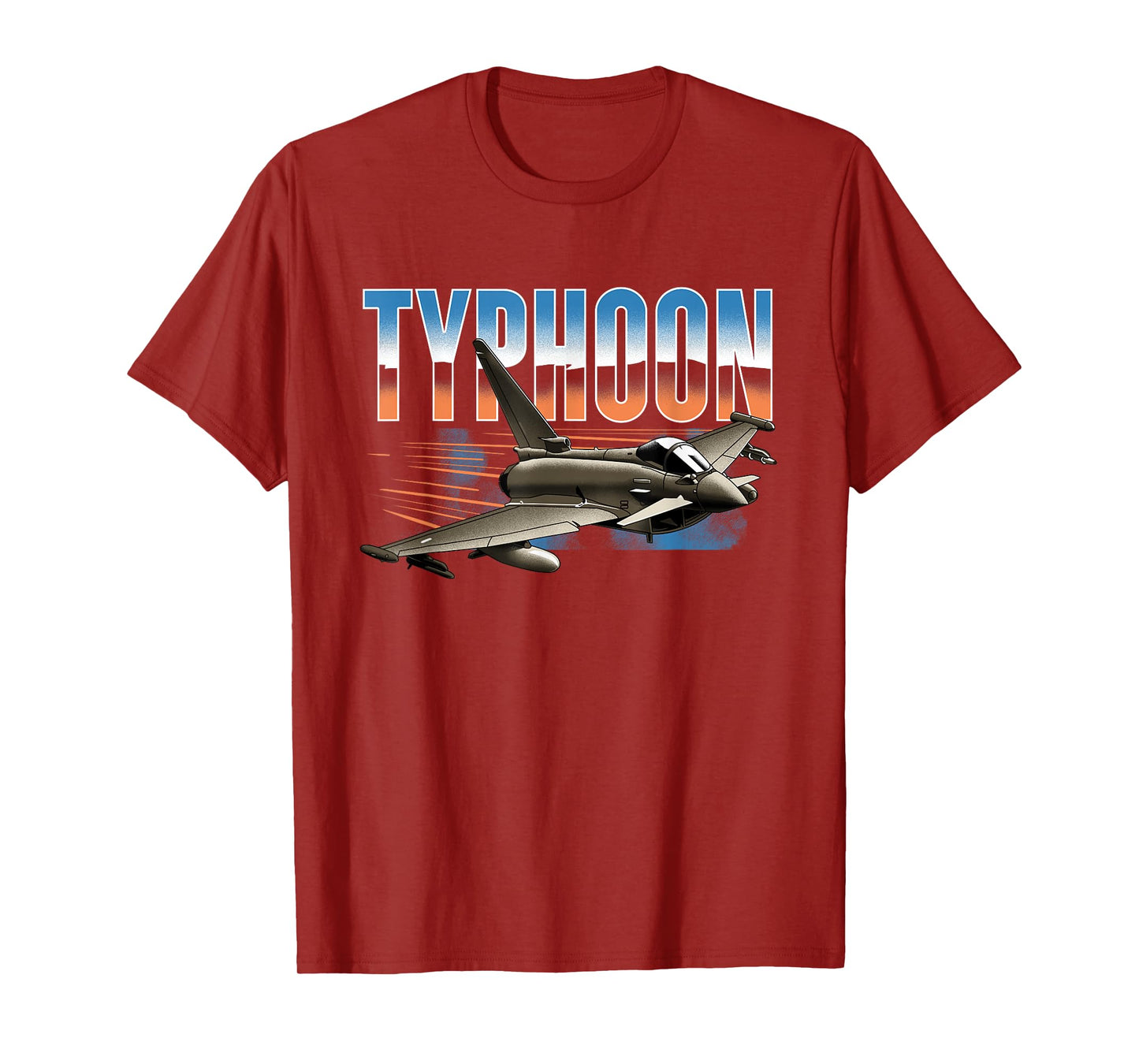 Military Warbird Airplane Typhoon T-Shirt