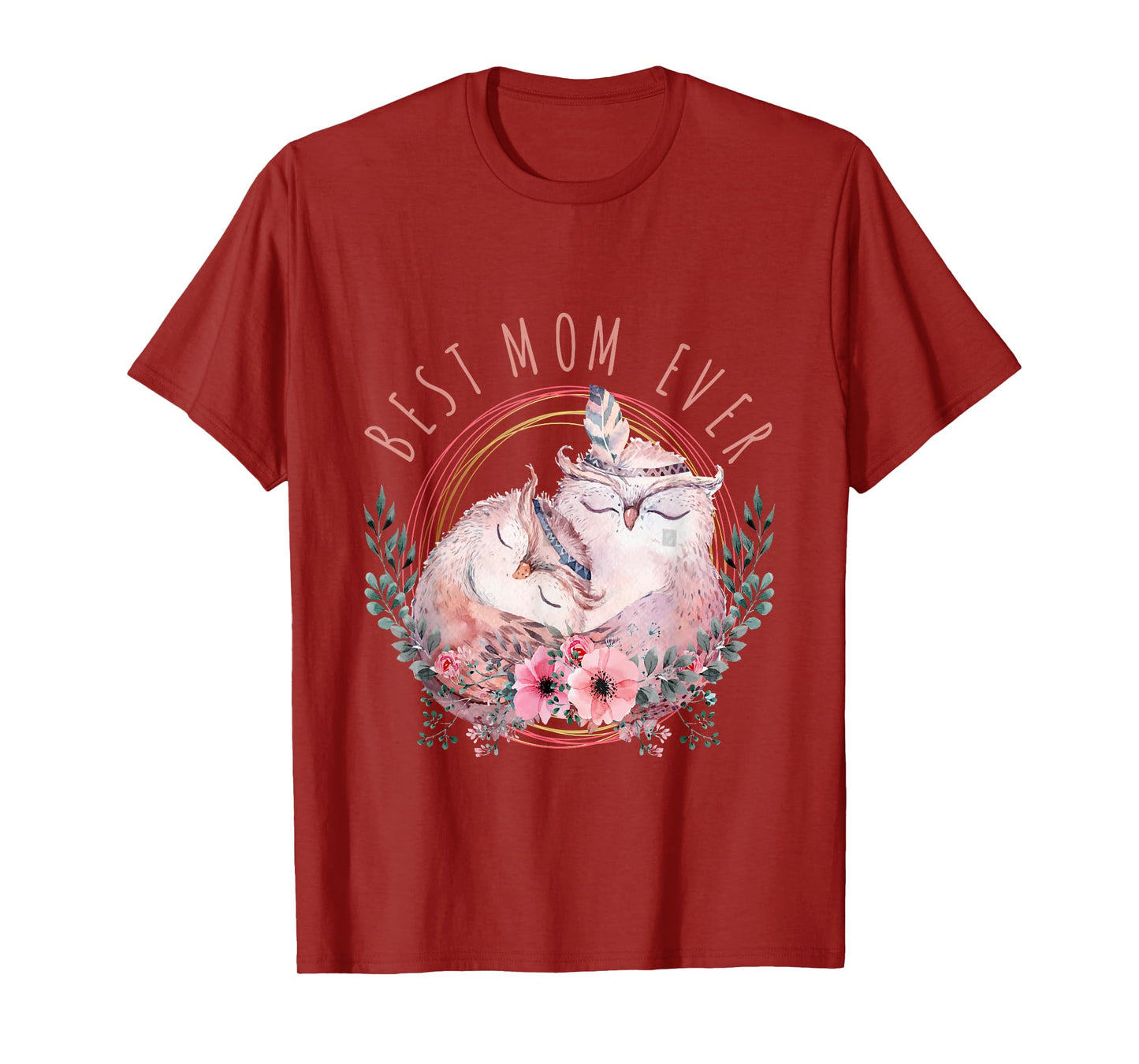Mama Owl Shirt, Cute Owl, Mothers Day, best mom ever T-Shirt