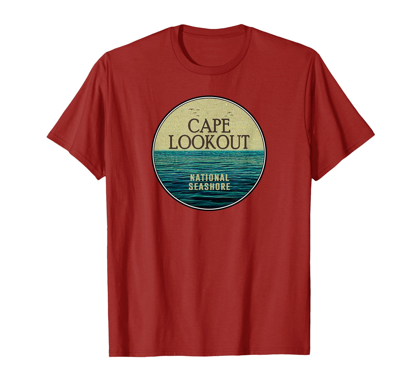 Cape Lookout National Seashore Ocean Birds T-Shirt