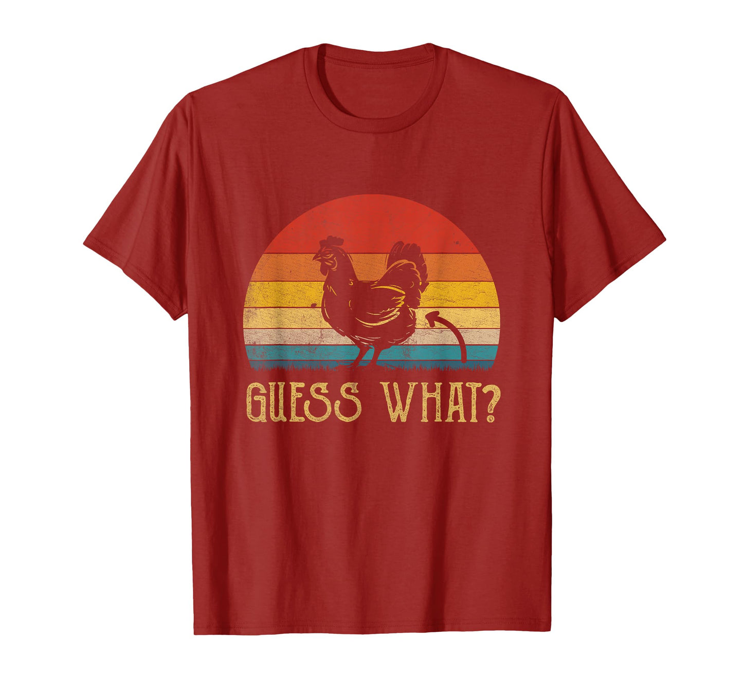 Vintage Guess What Chicken Butt T-Shirt Farm Farmer Funny T-Shirt