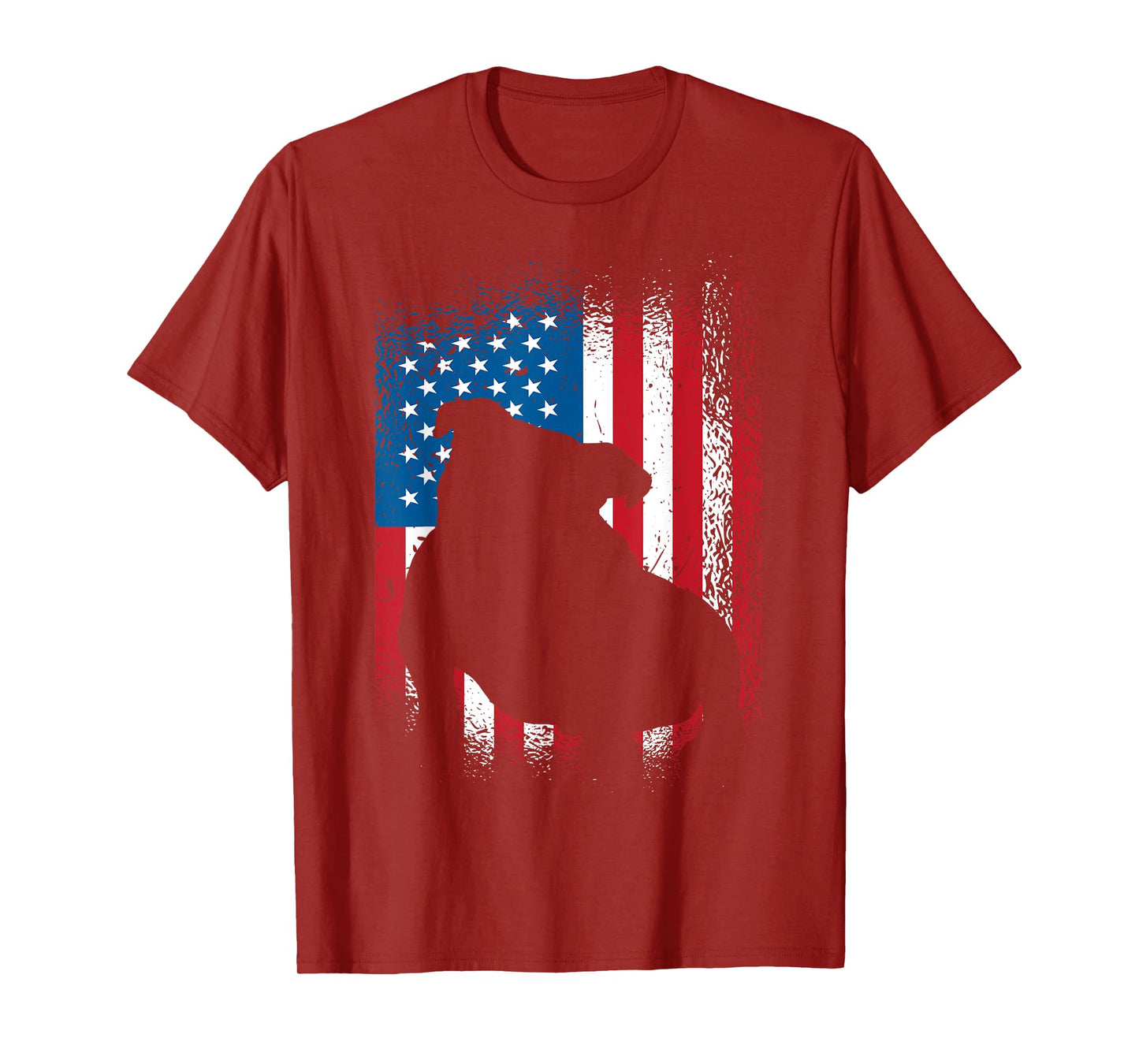 American flag bulldog design bulldog lover T-Shirt