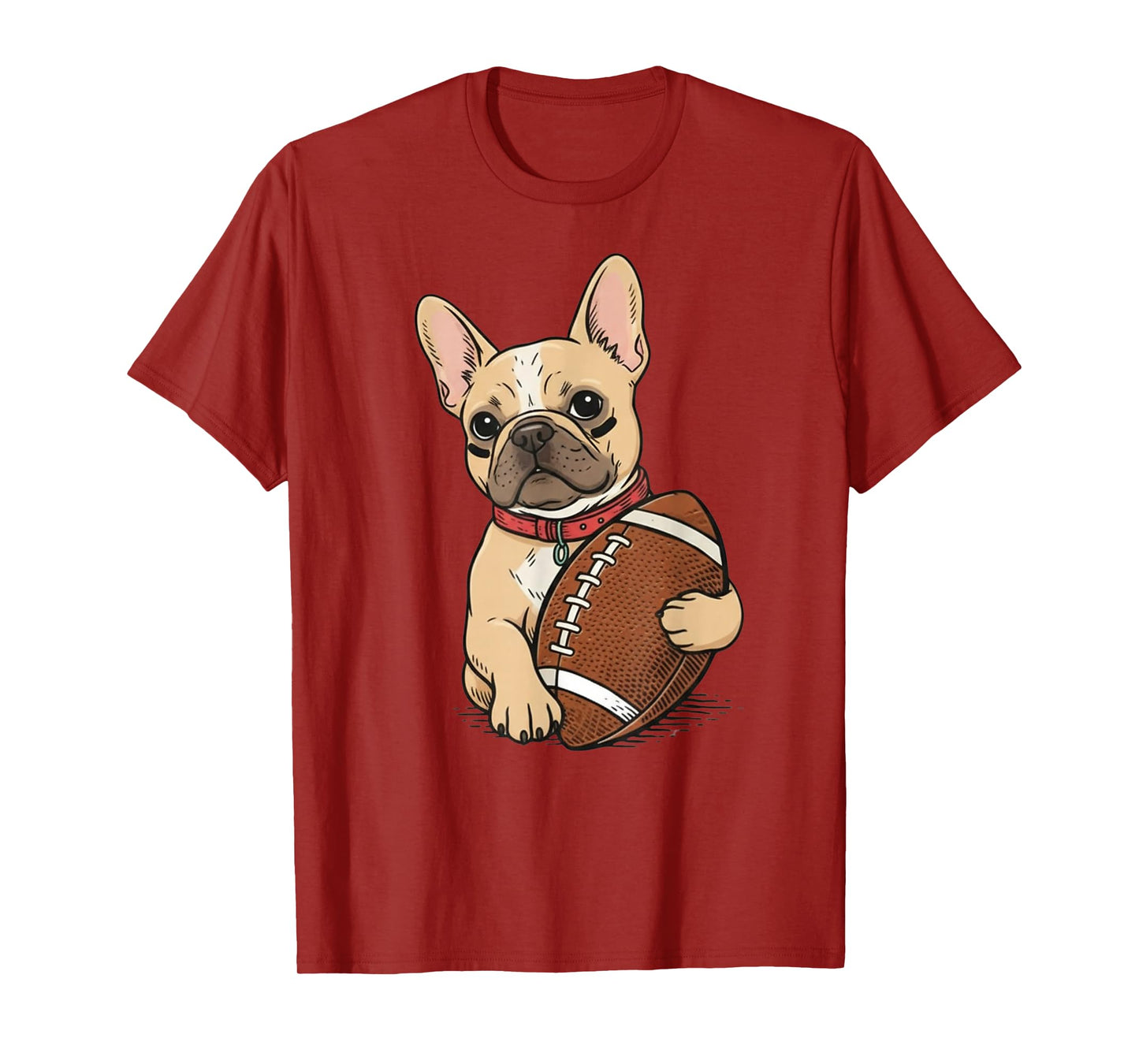Funny French Bulldog Football Dog Lovers Gift T-Shirt