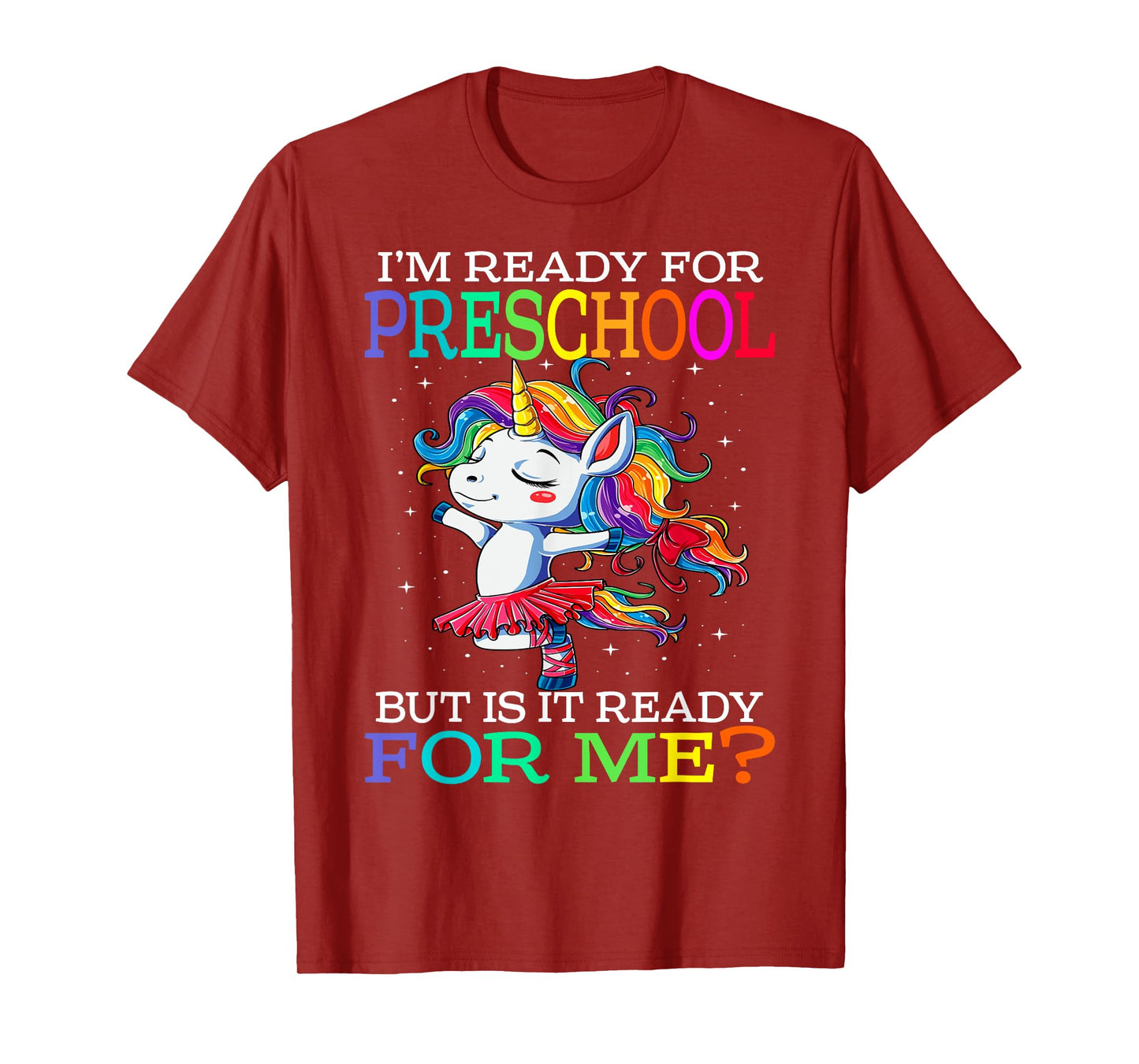 I'm Ready For Preschool Unicorn T-Shirt
