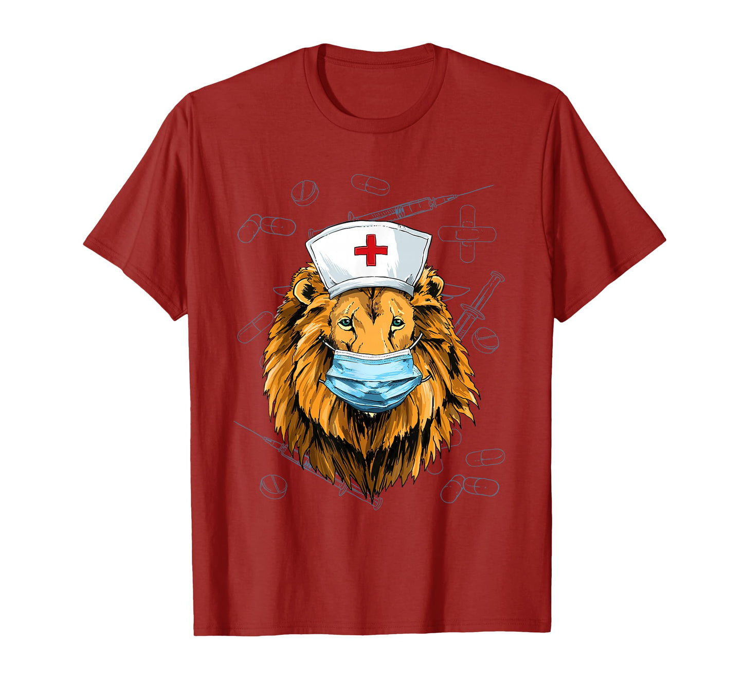 Lion Nurse Practitioner RN Nursing School Graduation T-Shirt
