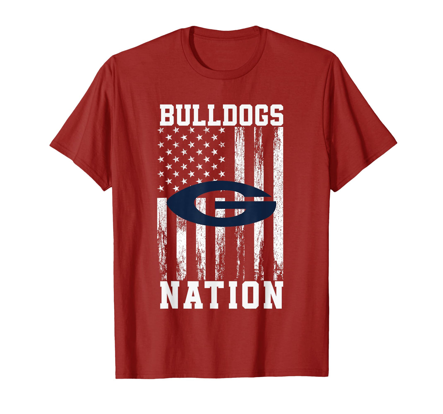 Greenwood Bulldogs Logo Nation HS T-Shirt
