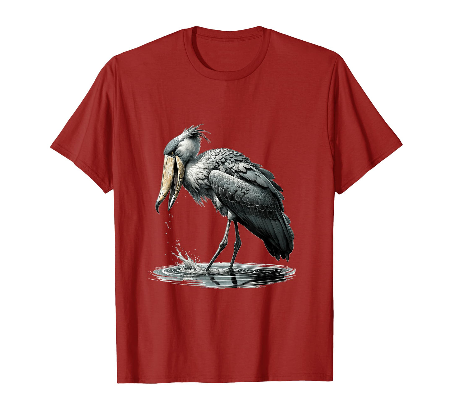 Shoebill Stork - Natural History Science Art T-Shirt
