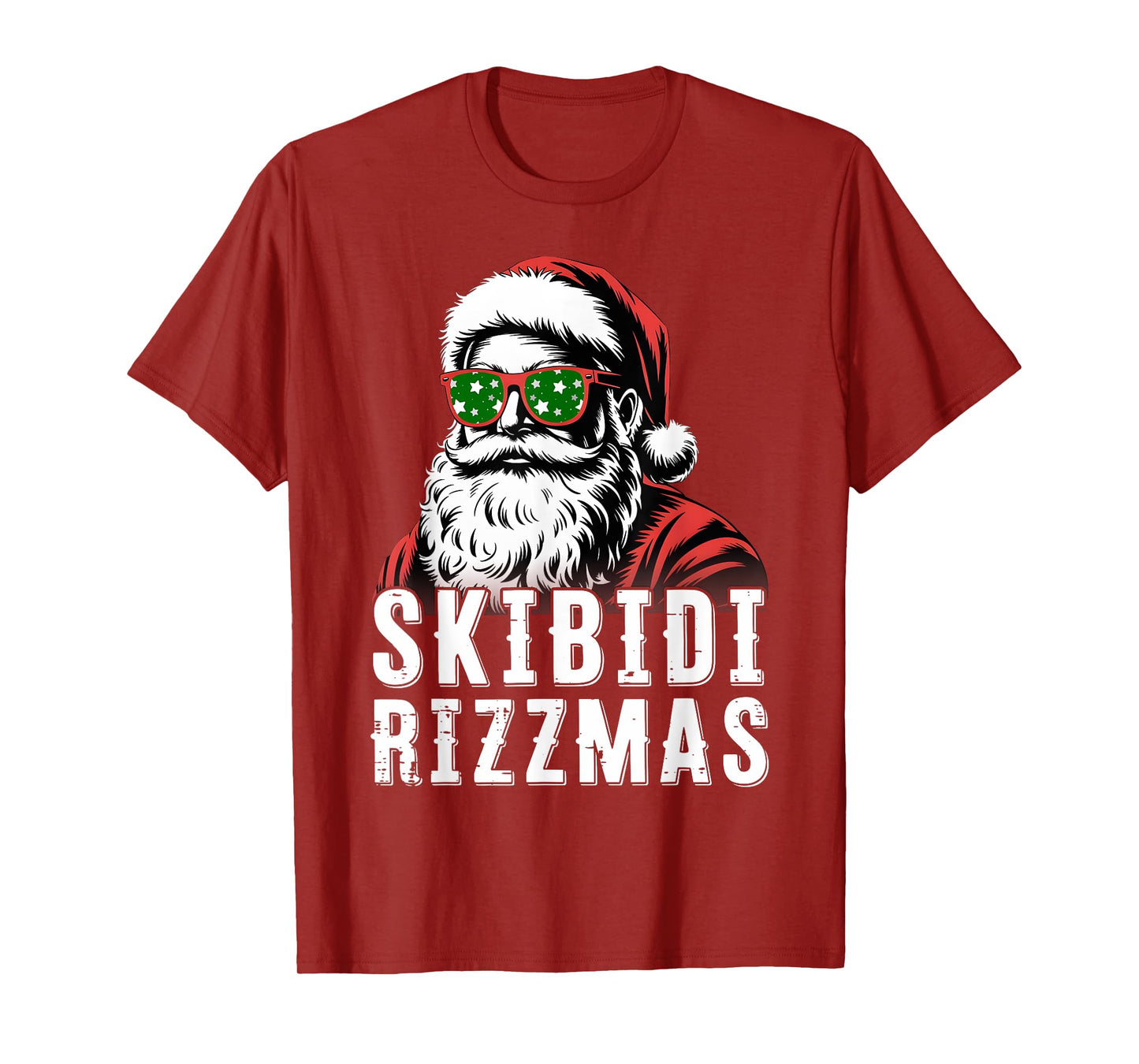 Skibidi Rizzmas Christmas Rizz Santa Claus Charisma Xmas Kid T-Shirt