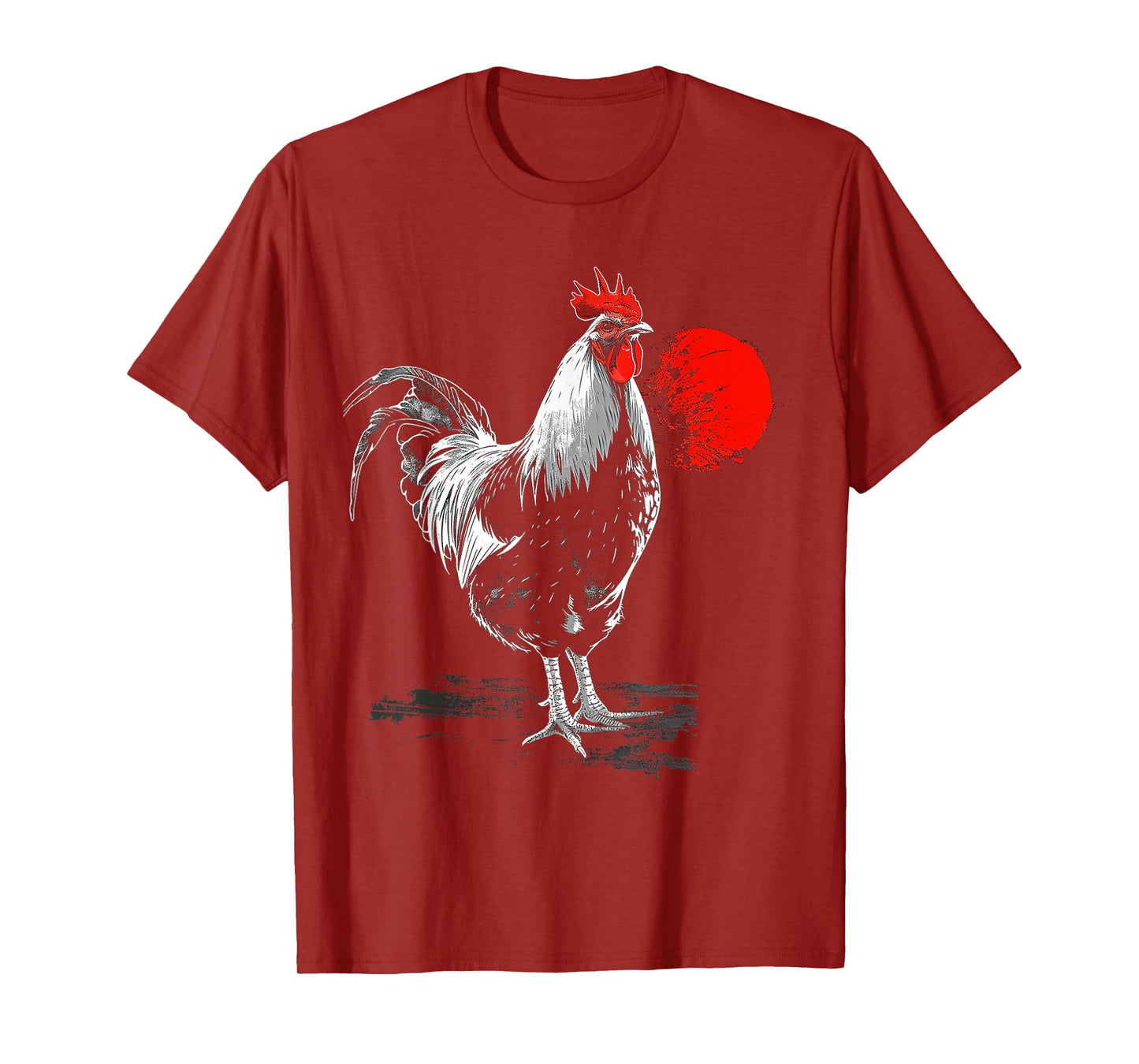 Chicken Drawing Animal Art Graphic Chicken T-Shirt