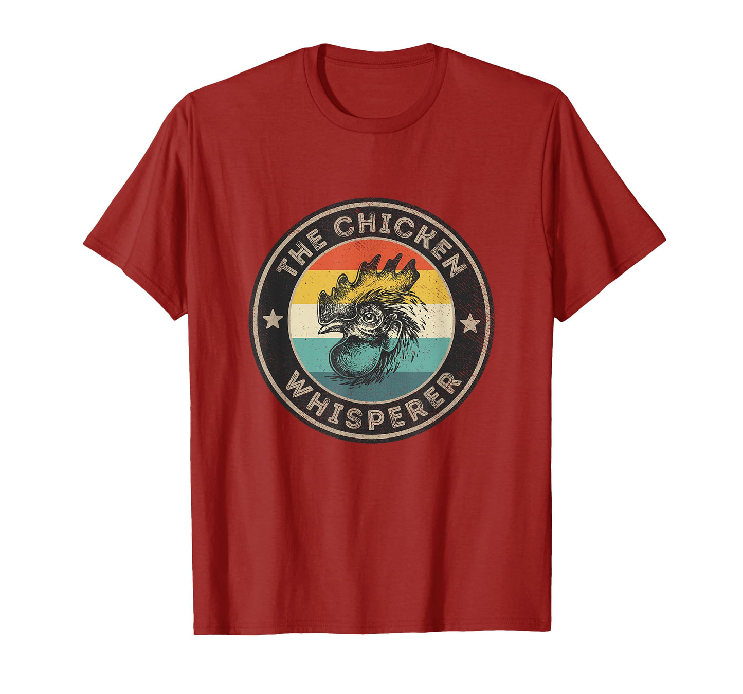 Chicken Whisperer Tee Shirt Vintage Retro Chickens Farmer T-Shirt