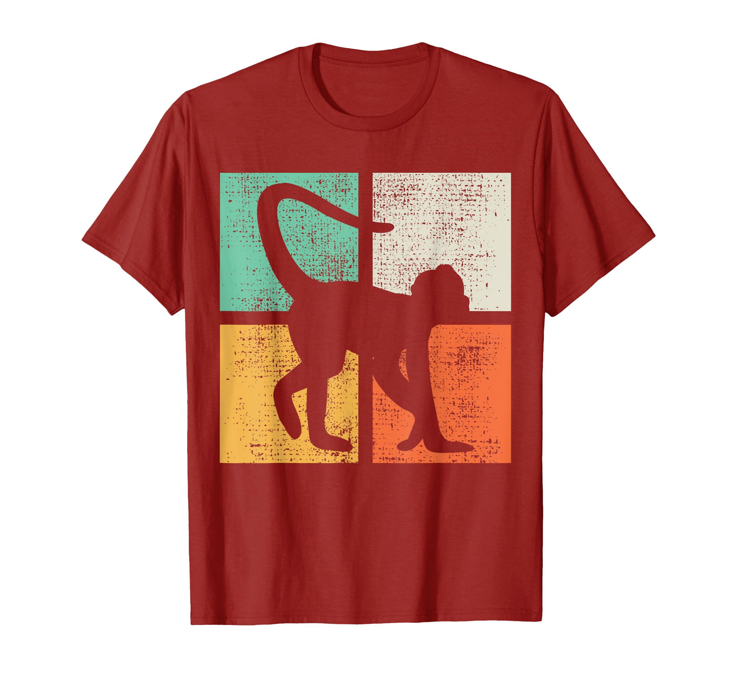 Spider Monkey Retro Vintage T-Shirt