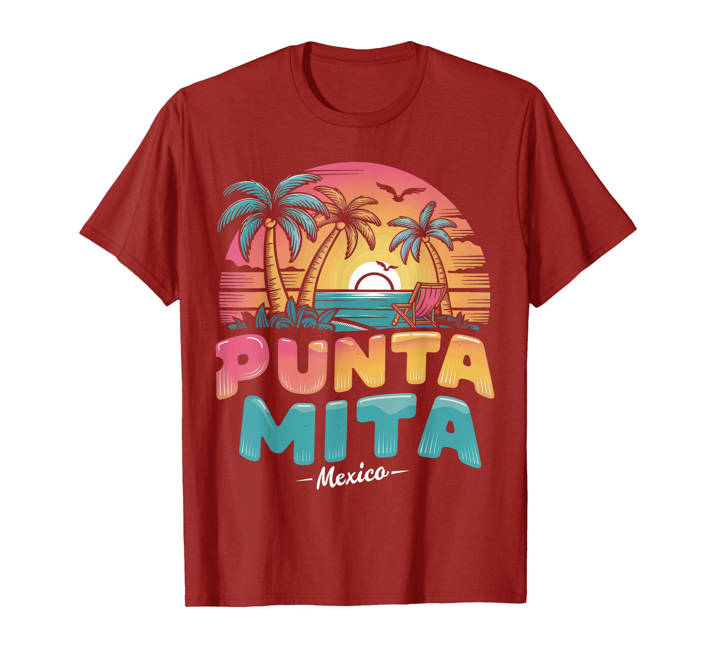 Punta Mita Mexico Tropical Sunset beach Souvenir Vacation Men Women Kids T-Shirt