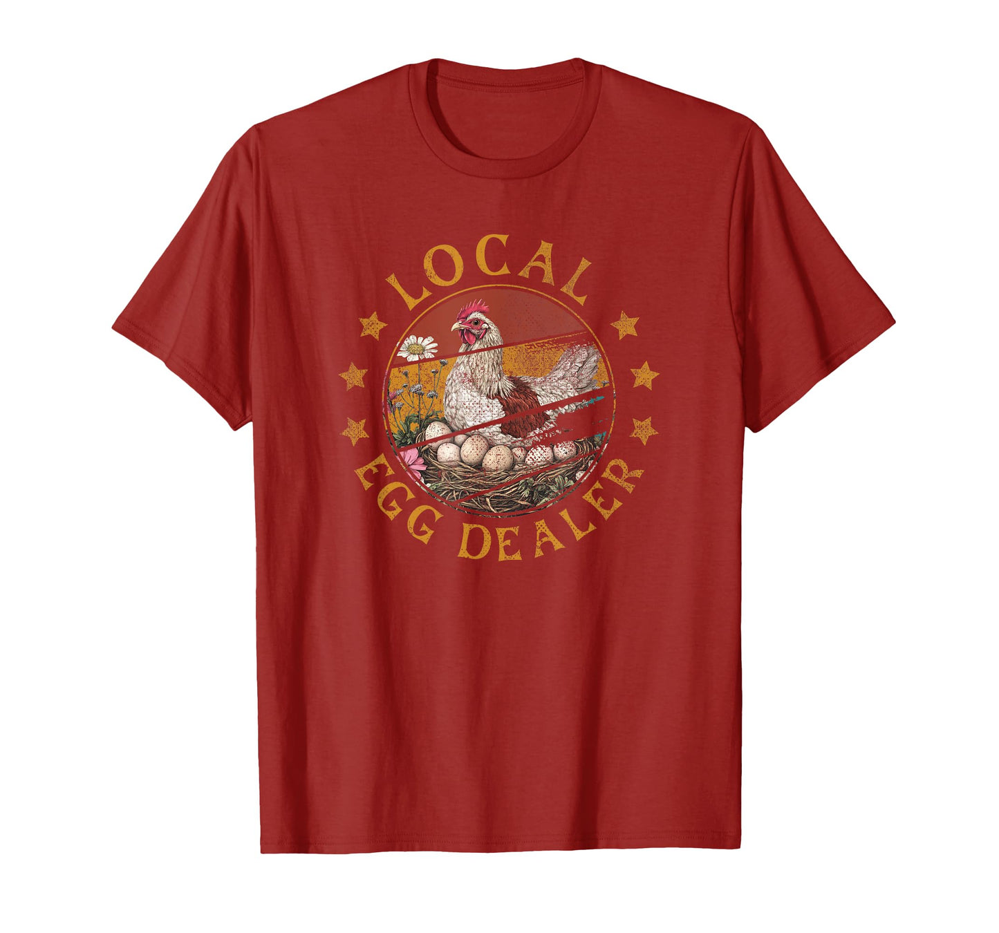 Local Egg Dealer | Farm Chicken Farmer T-Shirt